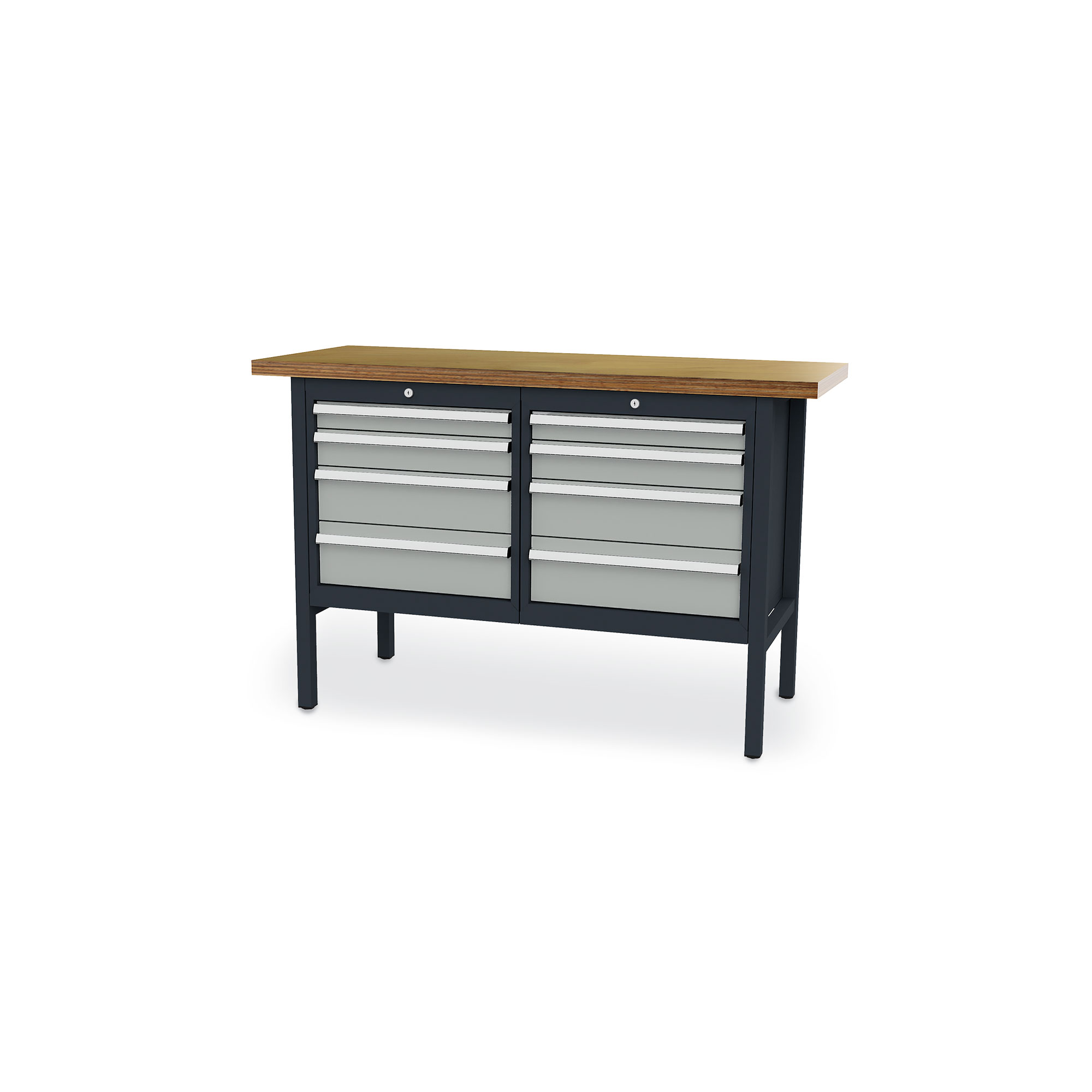 Workbench 8 drawers 1500x600x960