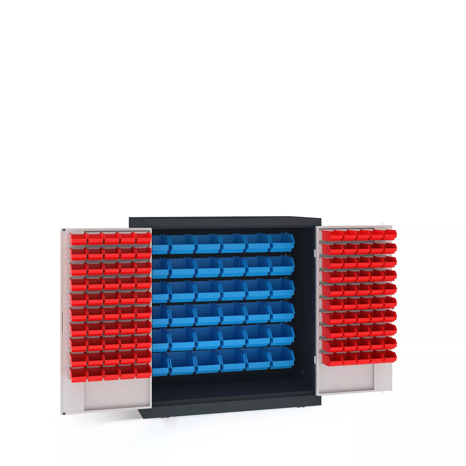 Armoire basse multifonction - bacs de rangement - 100 cm de largeur