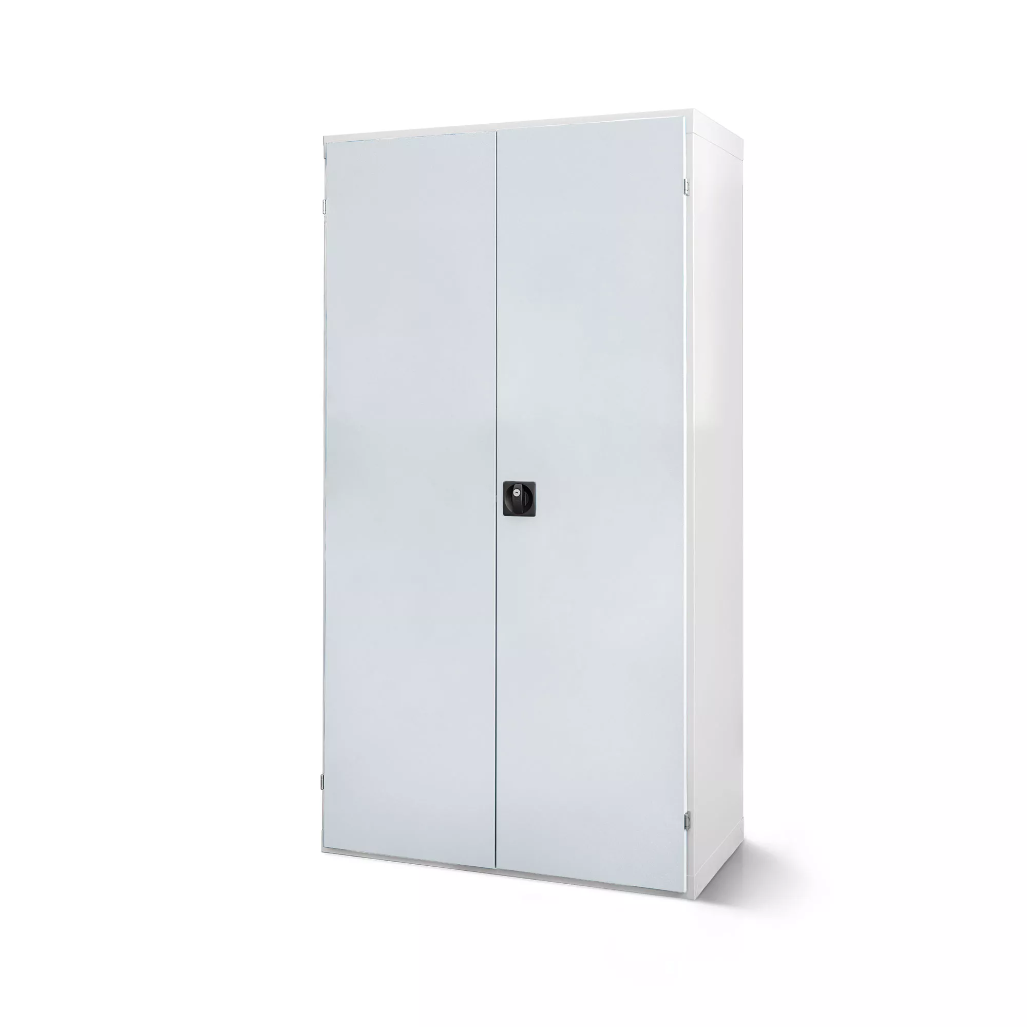 Hinged door cabinet with 3 multiple sockets