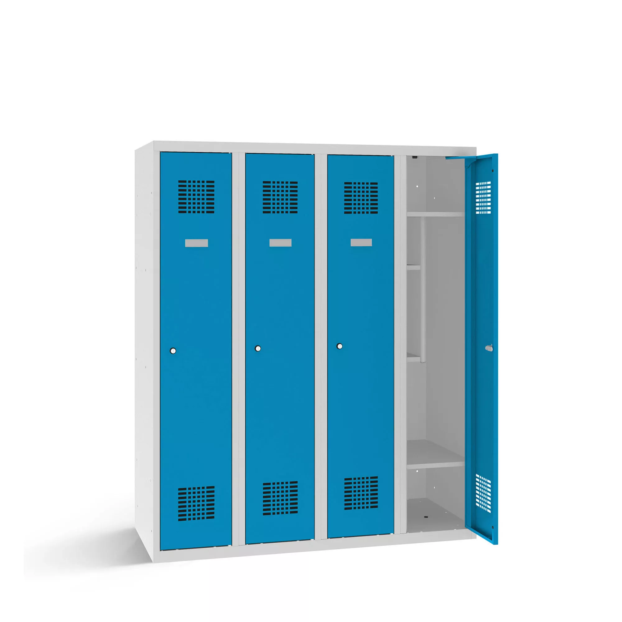 Vestiaire pour enfant 4 portes - 120 cm de largeur