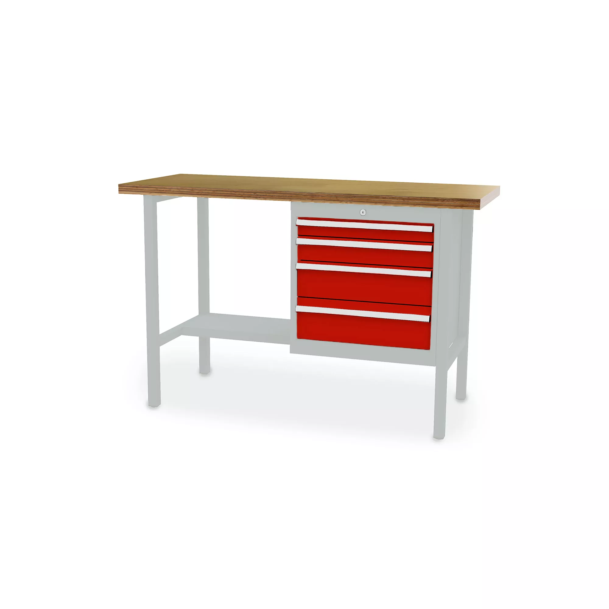 Workbench 4 drawers 1500x600x960