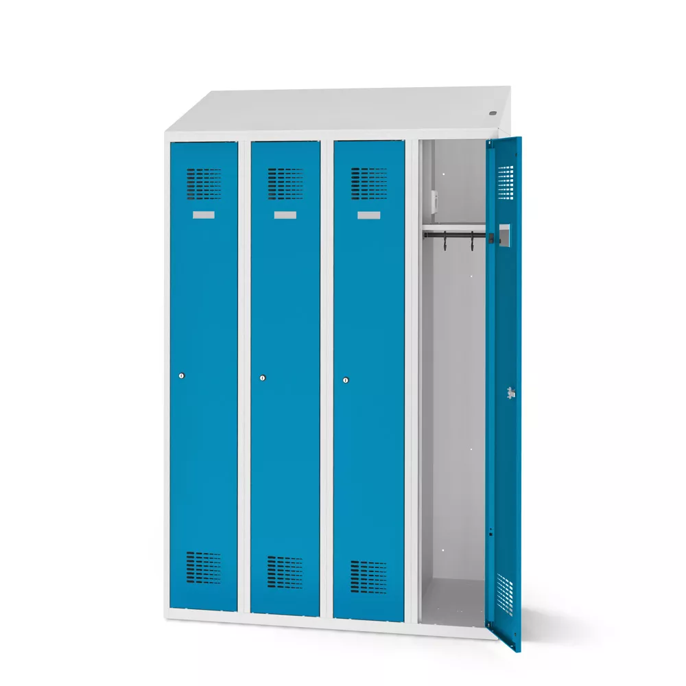 Clothes locker with charging function 4 doors width 120 cm