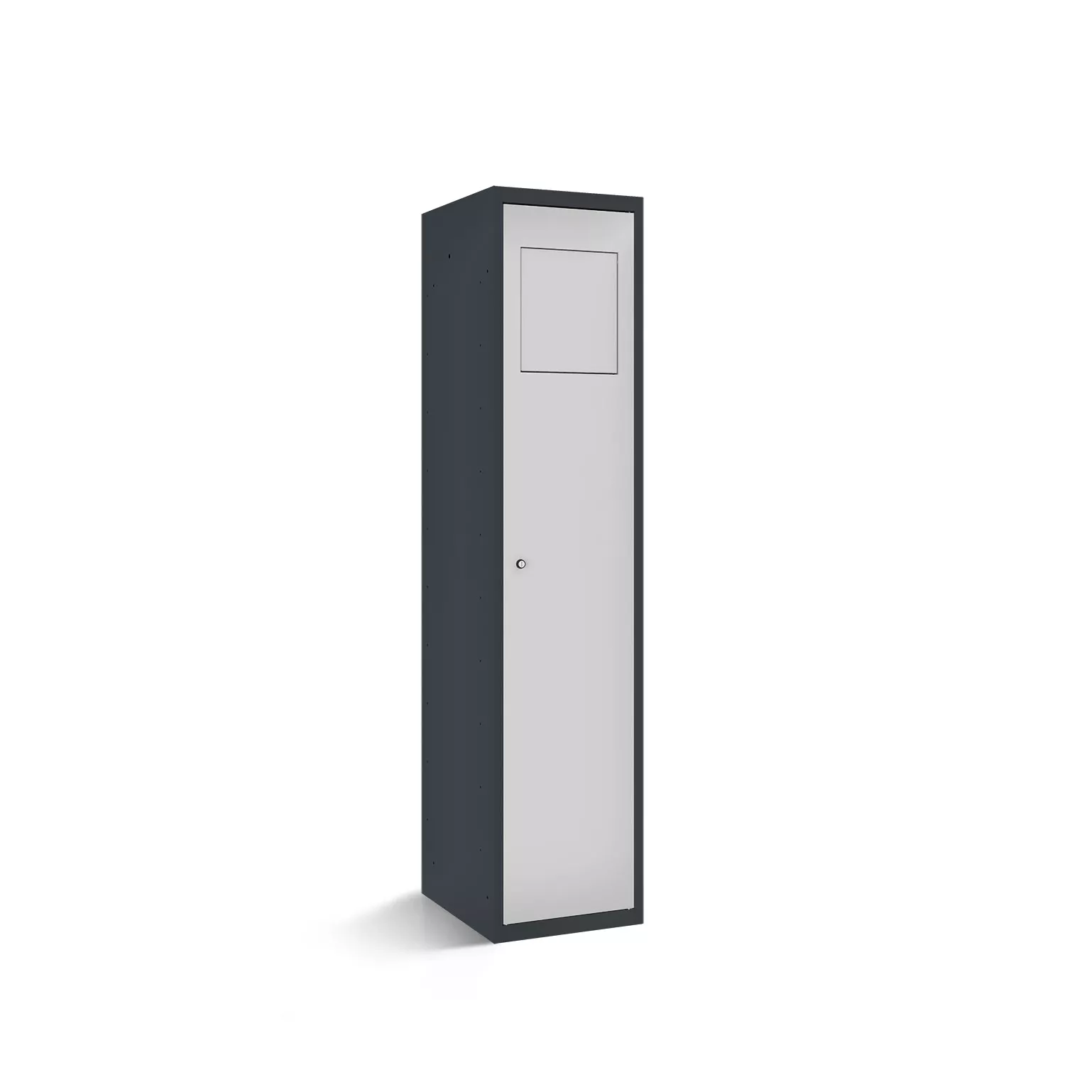 Laundry collection cabinet with access flap