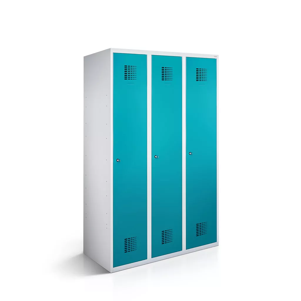 Clothes locker width 120 cm 3 doors
