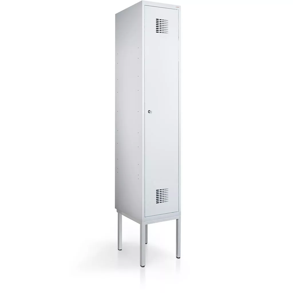 Vestiaire industrie sale 1 porte - avec séparation intérieure - 40 cm de largeur