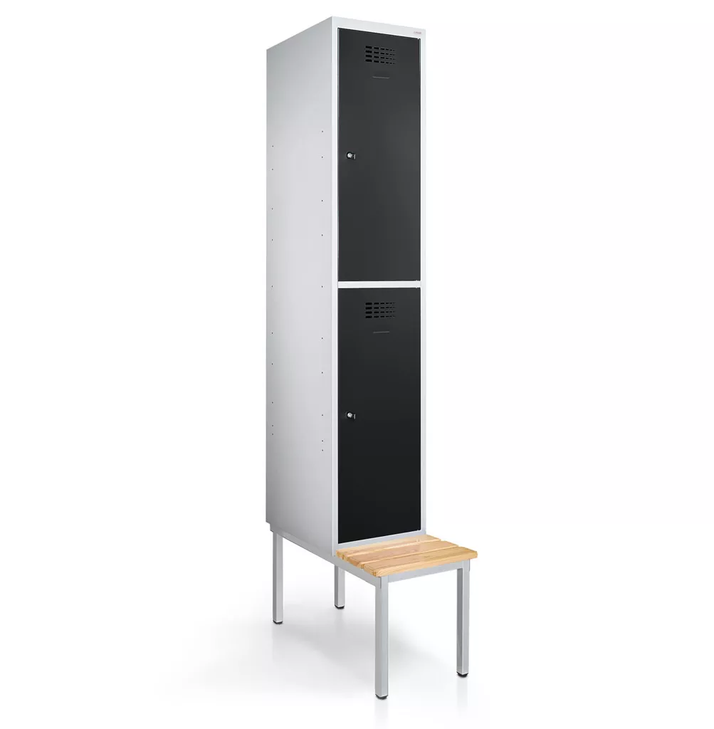 Vestiaire métallique 2 portes - 30 cm de largeur