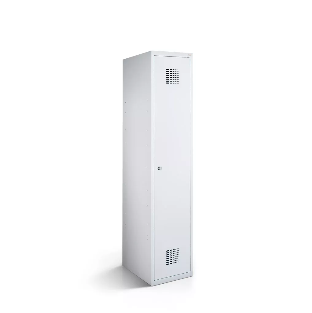 Vestiaire industrie sale 1 porte - avec séparation intérieure - 40 cm de largeur