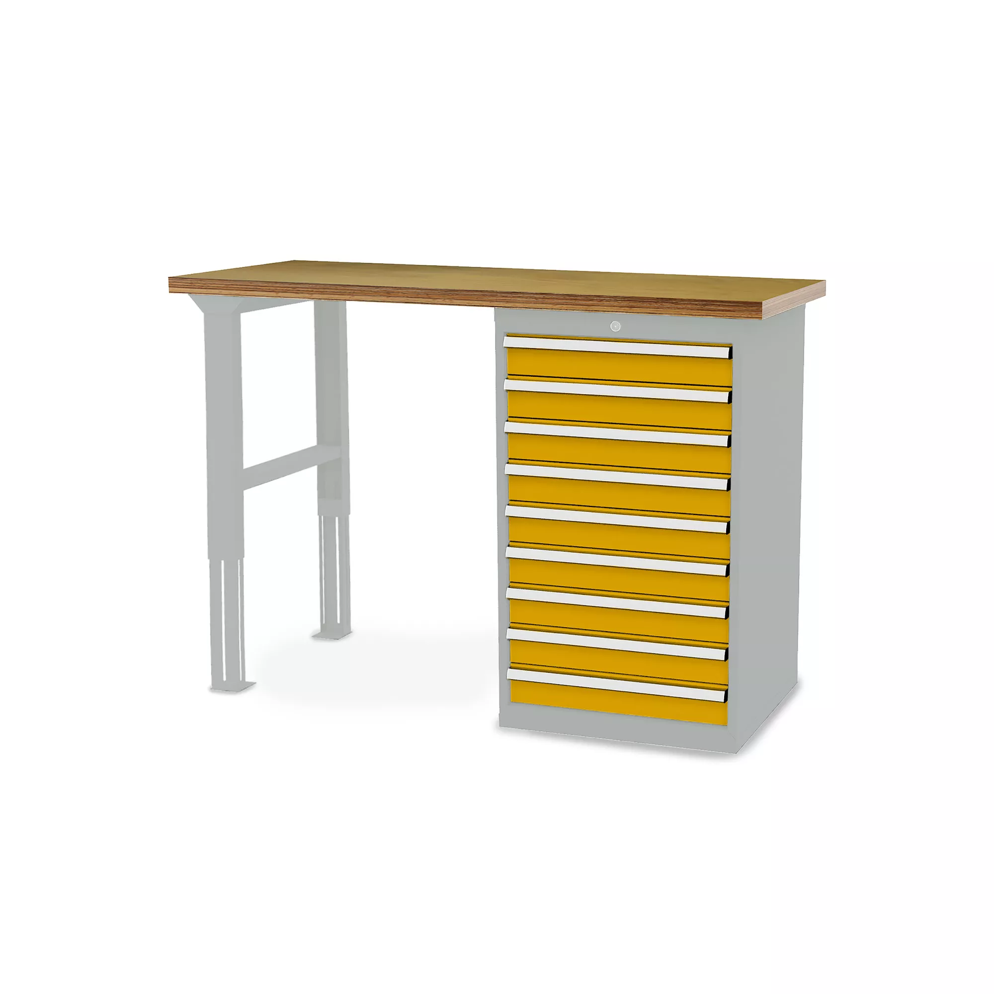 Établi professionnel - 9 tiroirs - 1500 x 600 x 1060 mm (L x P x H)