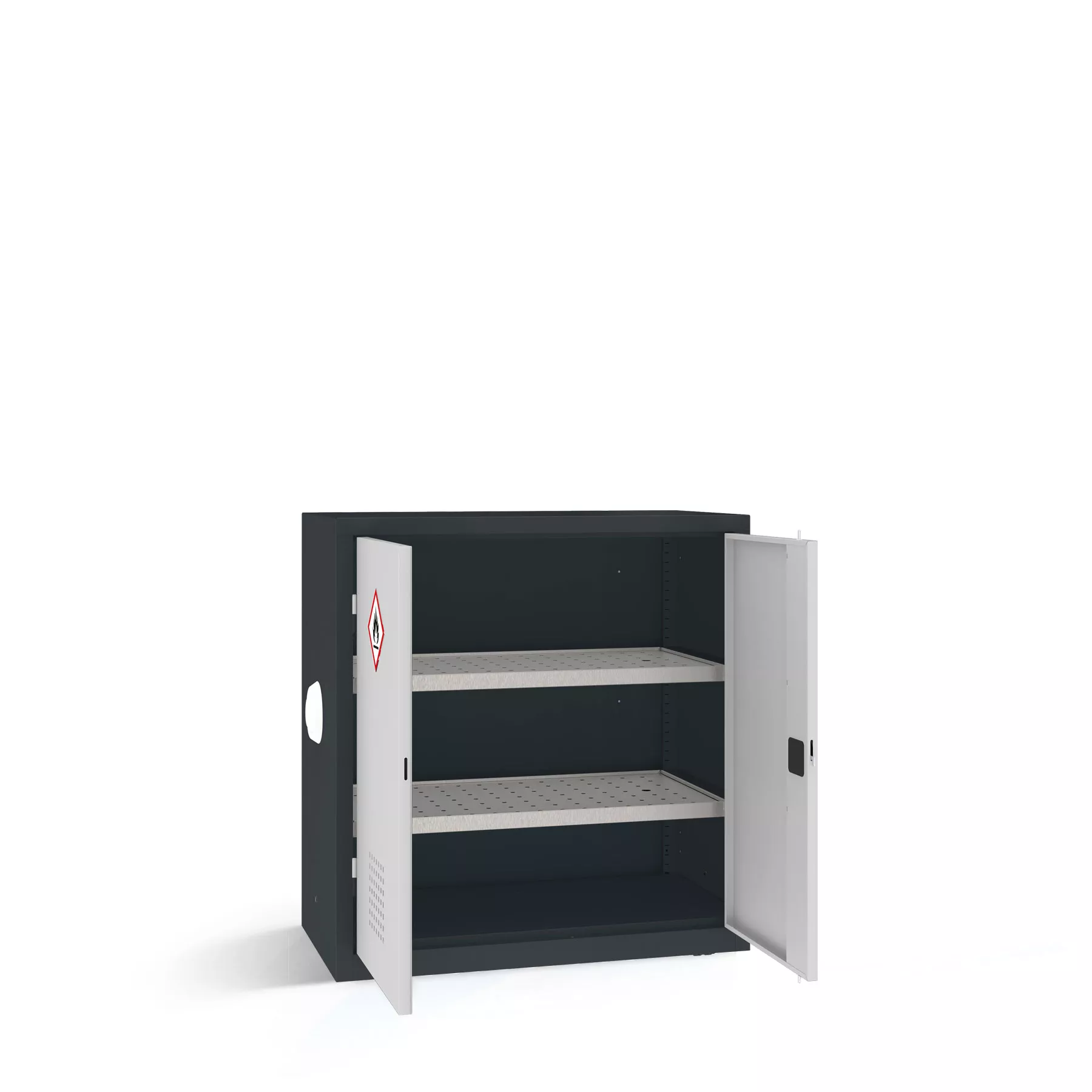 Armoire basse multifonction - stockage de produits chimiques - 100 cm de largeur
