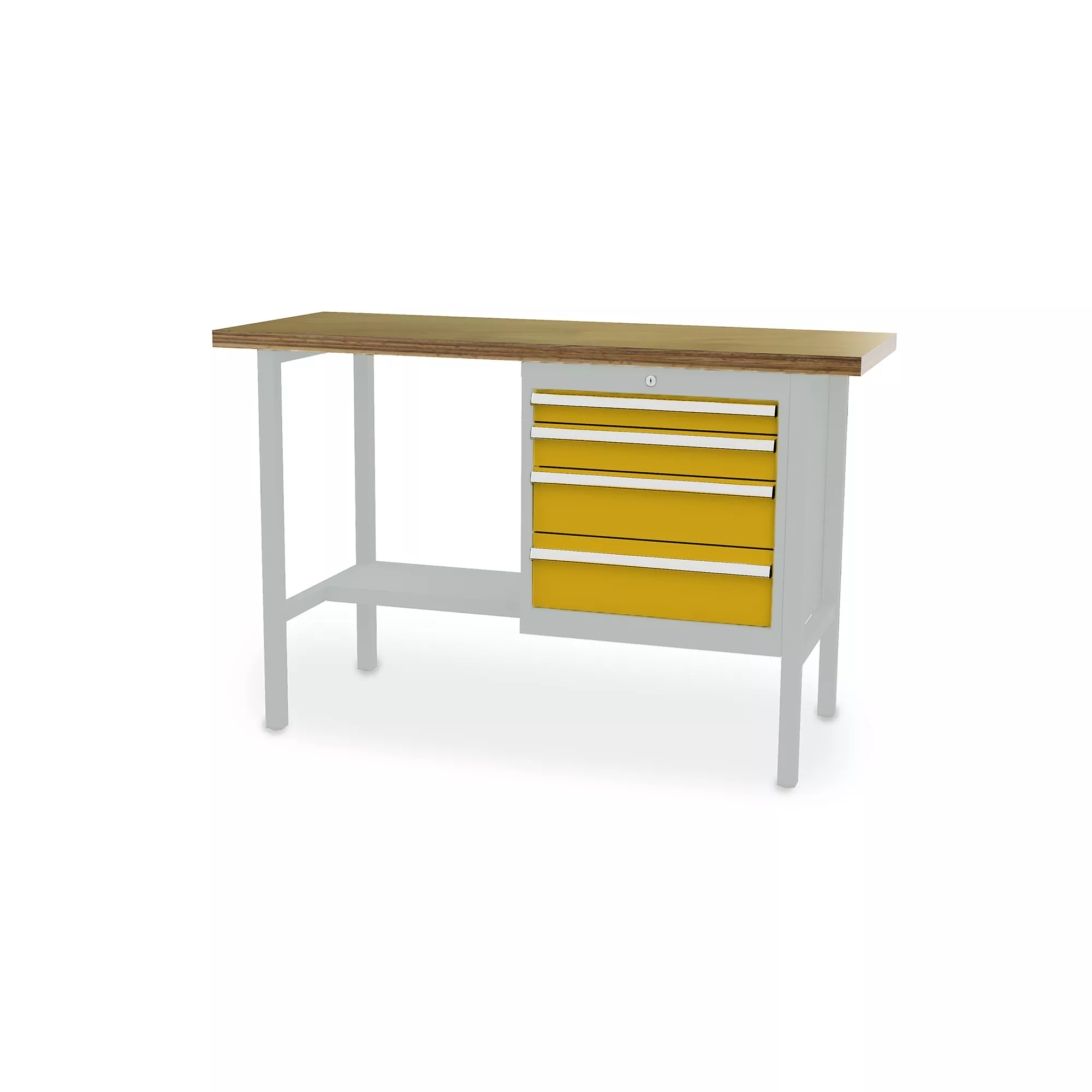 Établi professionnel - 4 tiroirs - 1500 x 600 x 960 mm (L x P x H)