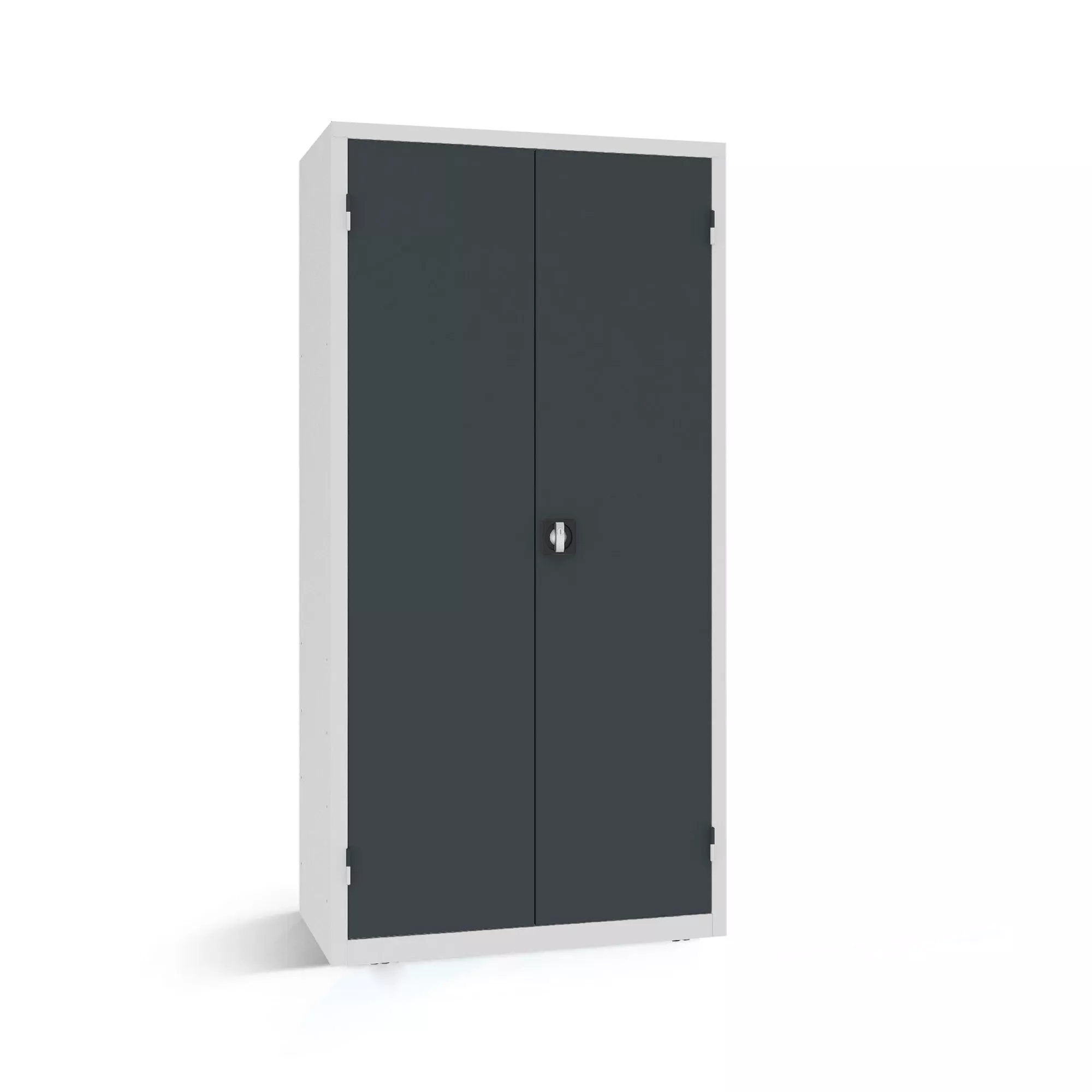 Heavy-duty workshop cabinet with 4 drawers 2 shelves and tool panel with hooks 199 x 100