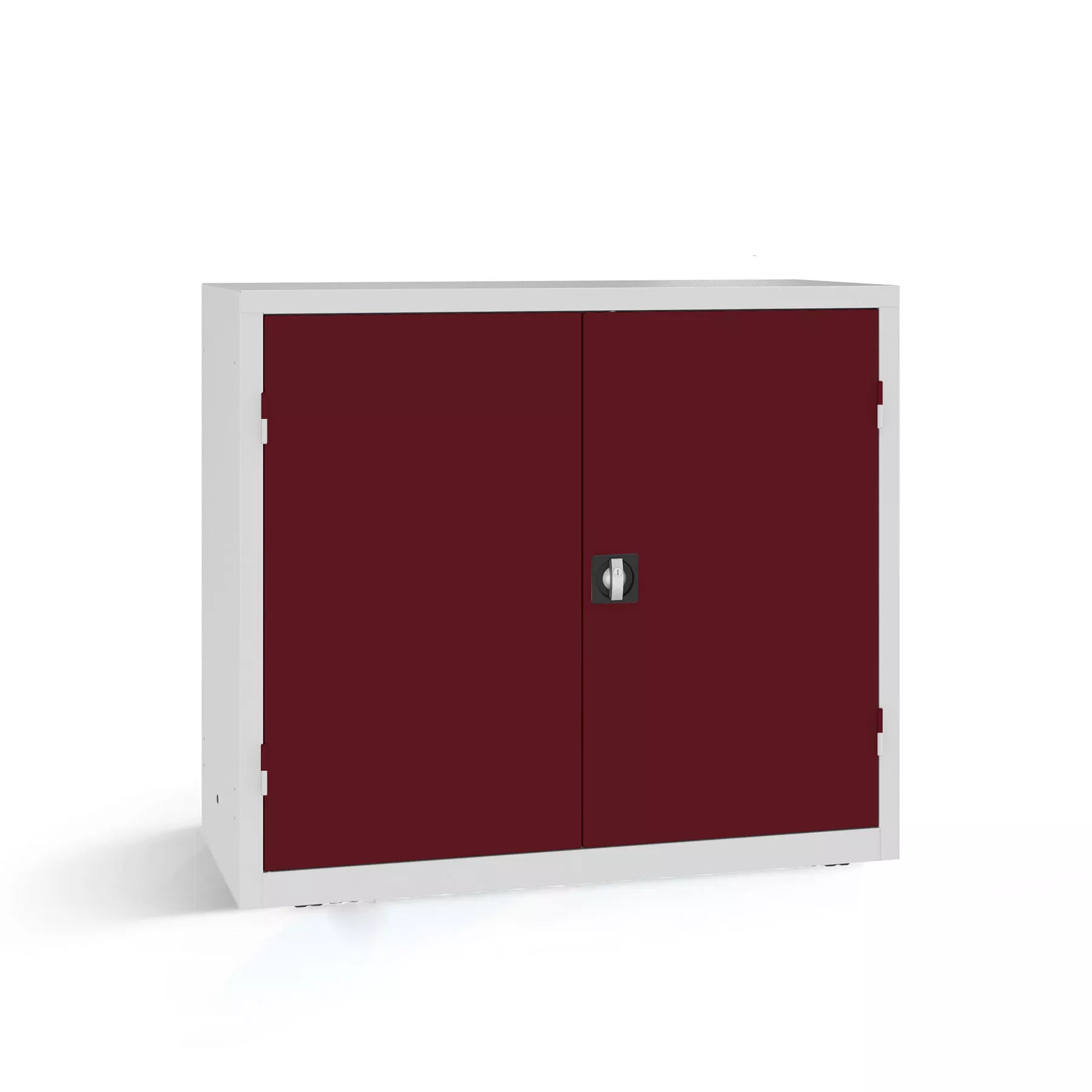 Armoire basse multifonction - étagères-bacs de rétention - 100 cm de largeur