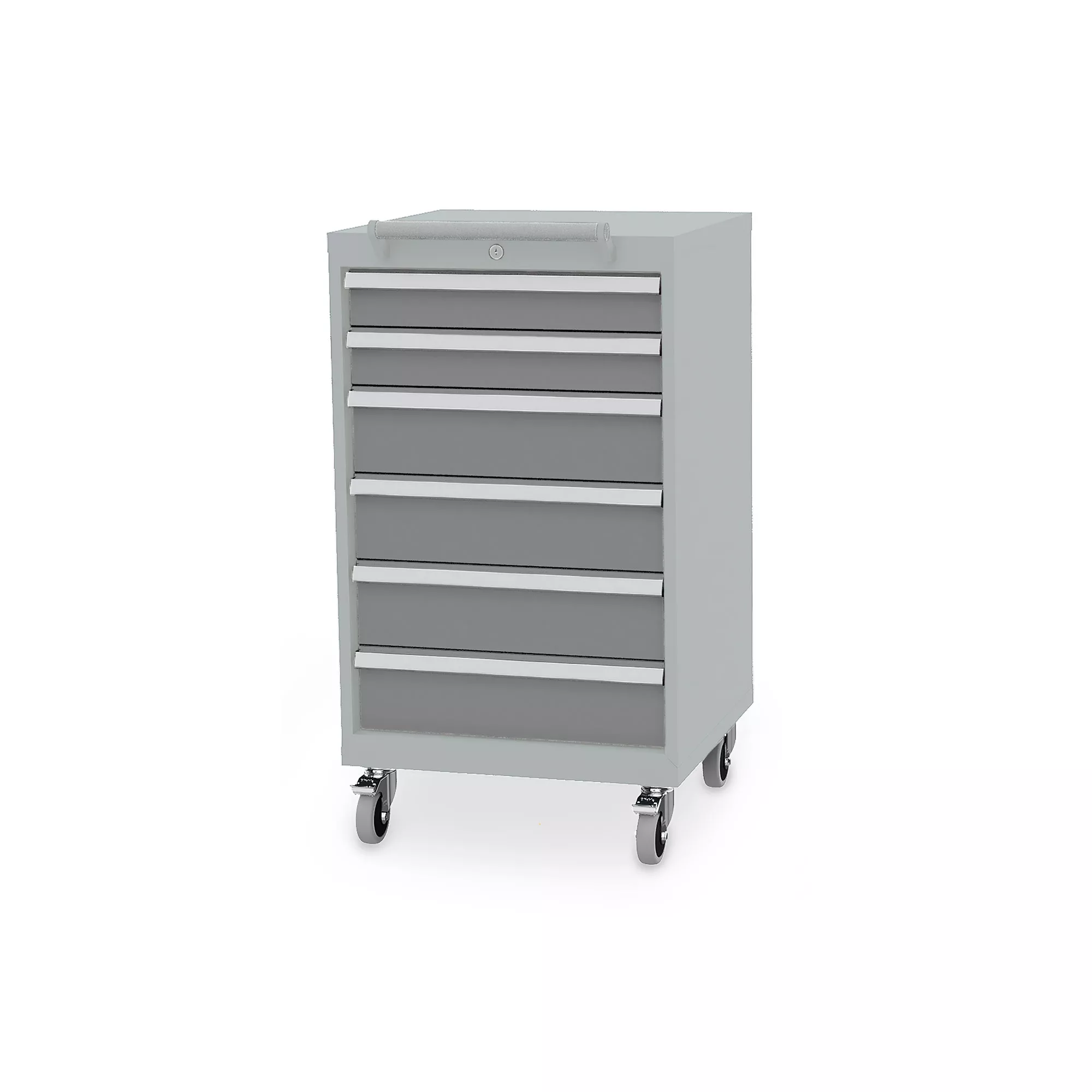 Caisson mobile - 6 tiroirs - 109 cm de hauteur