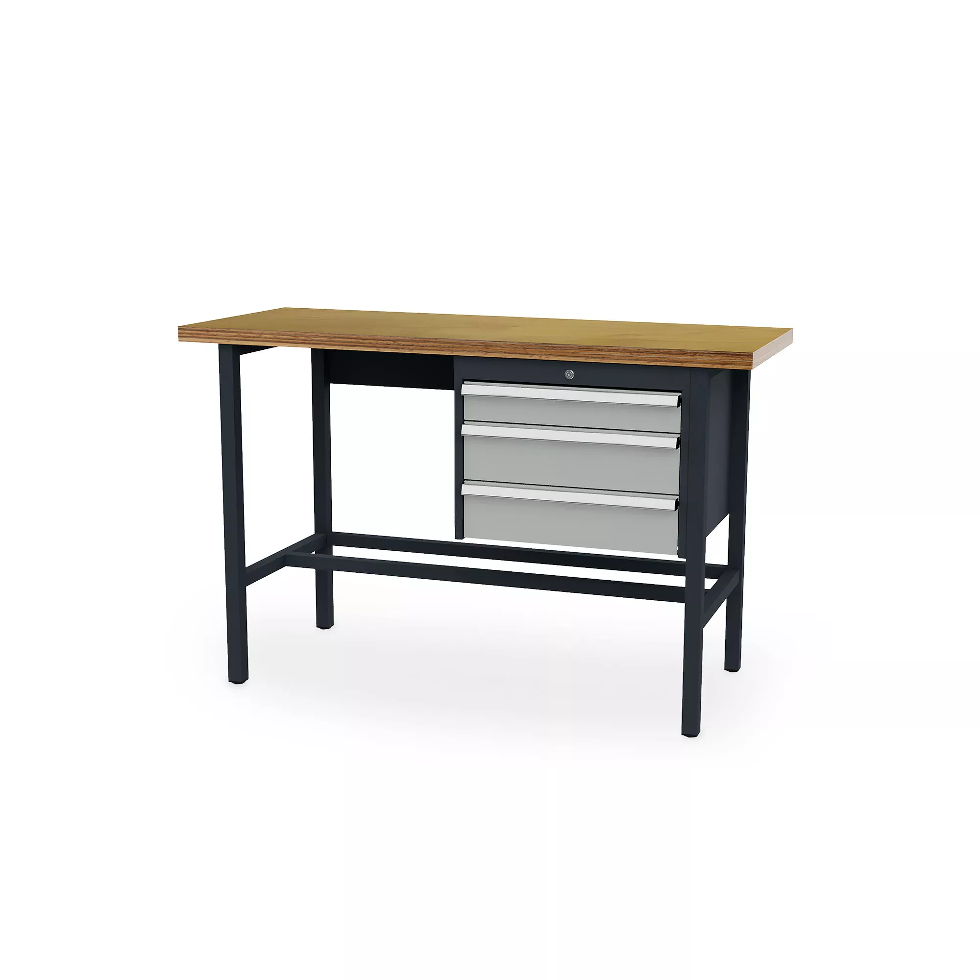 Arbeitstisch 3 Auszüge 1500x600x960