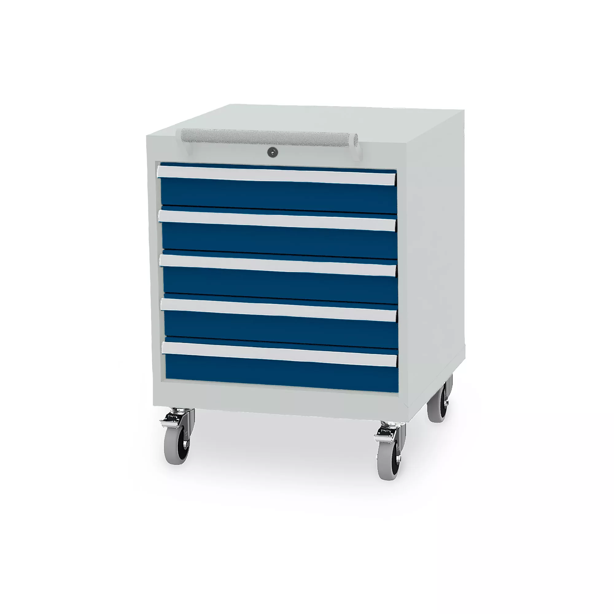 Caisson mobile - 5 tiroirs - 77 cm de hauteur