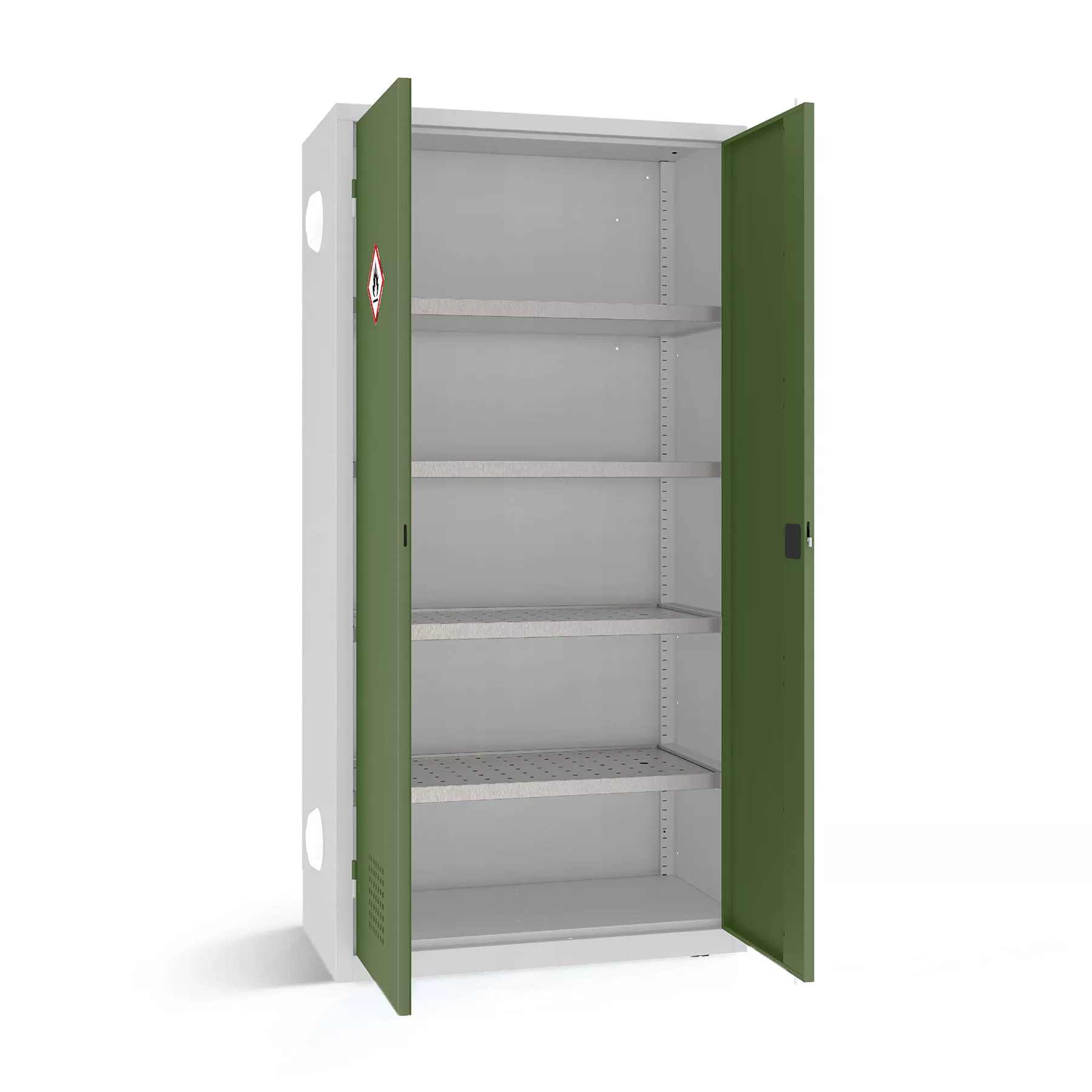 Heavy-duty workshop cabinet for chemicals 199 x 100