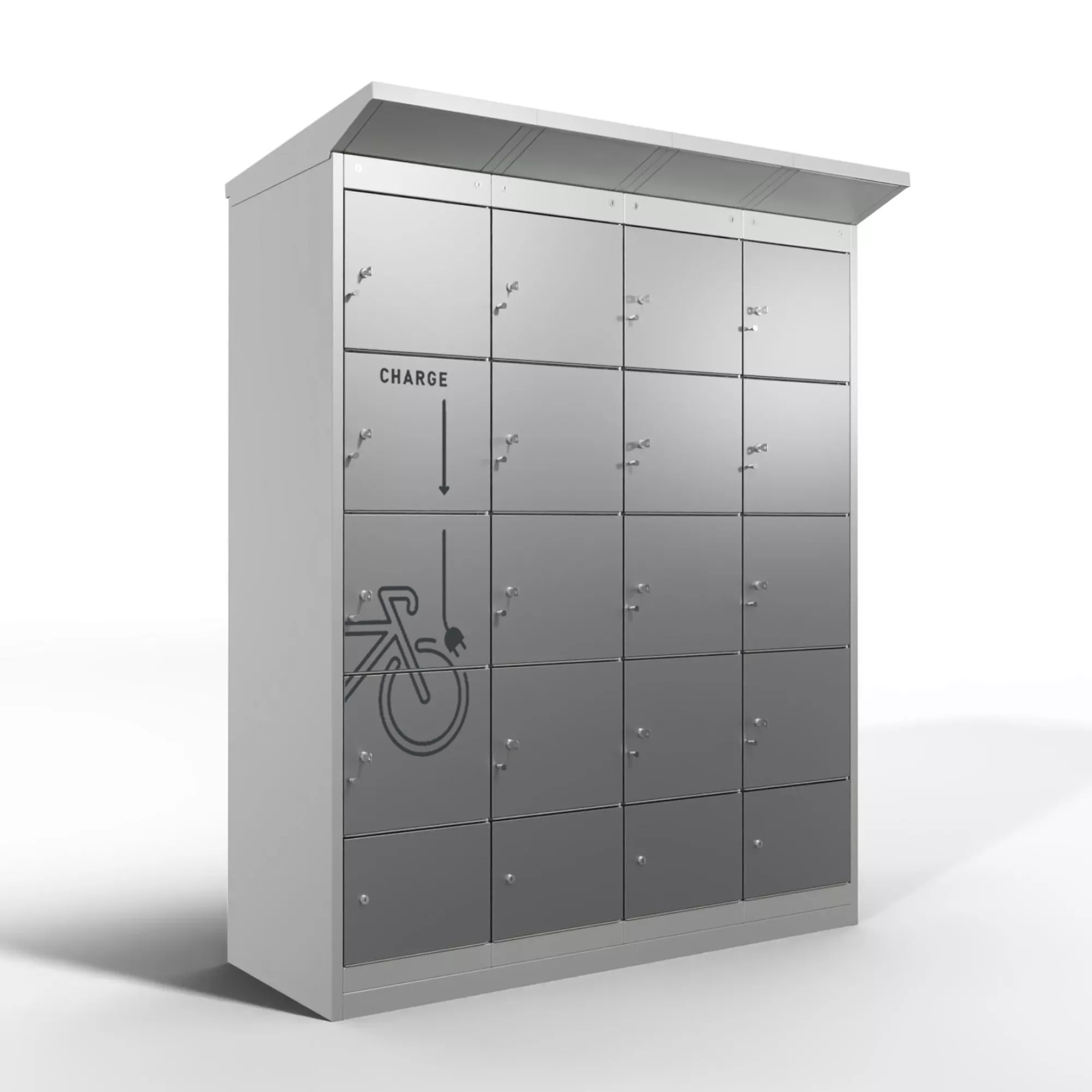 E-Bike-charging station 16 charging compartments