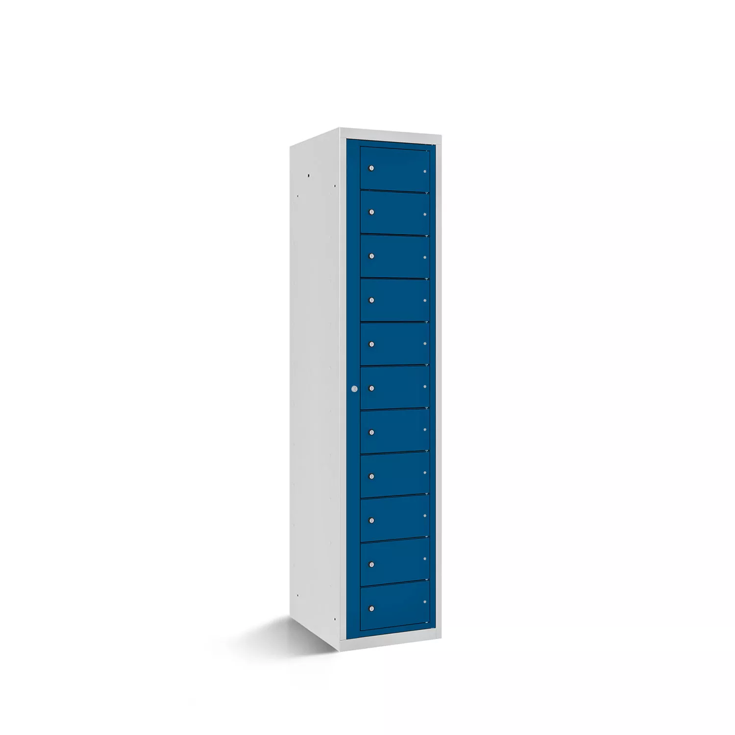 Armoire métallique - 11 compartiments avec ouverture centralisée ou indépendante pour chaque porte