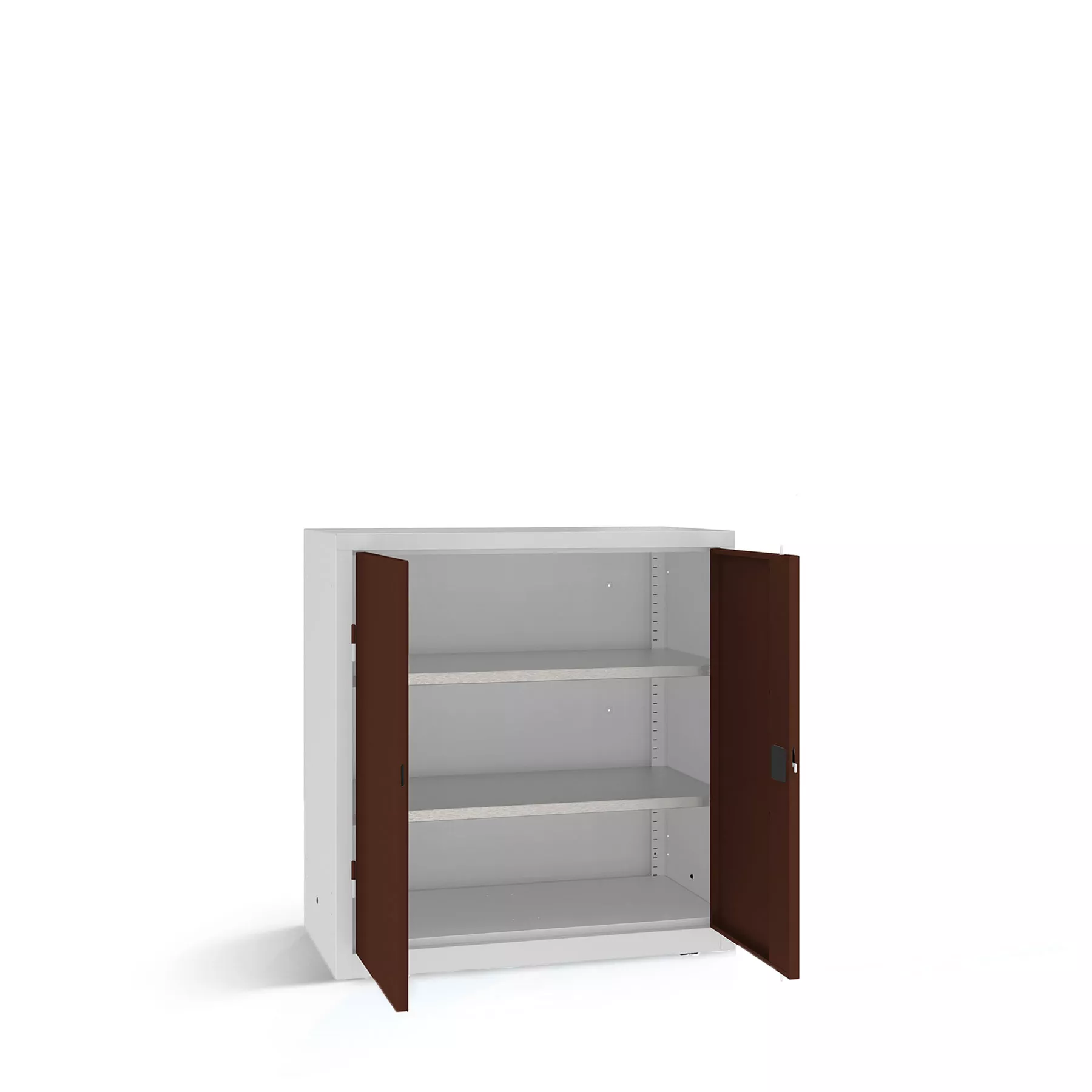 Heavy-duty workshop cabinet with shelves 104 x 100