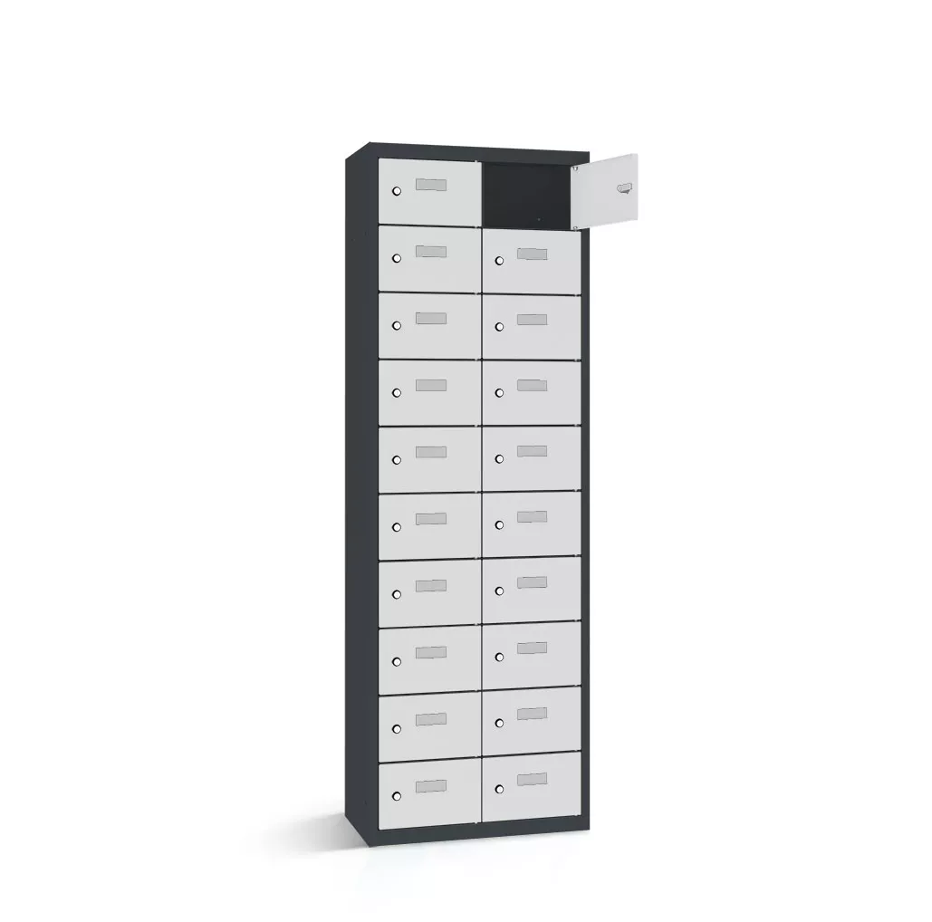 Valuables cabinet 20 compartments 60x50