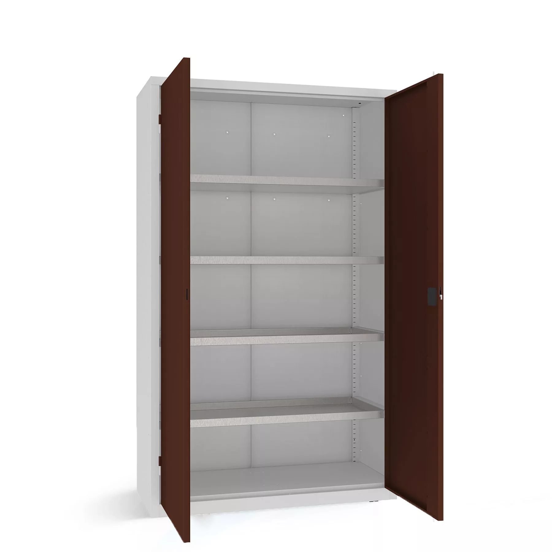 Armoire multifonction - étagères-bacs de rétention - 120 cm de largeur
