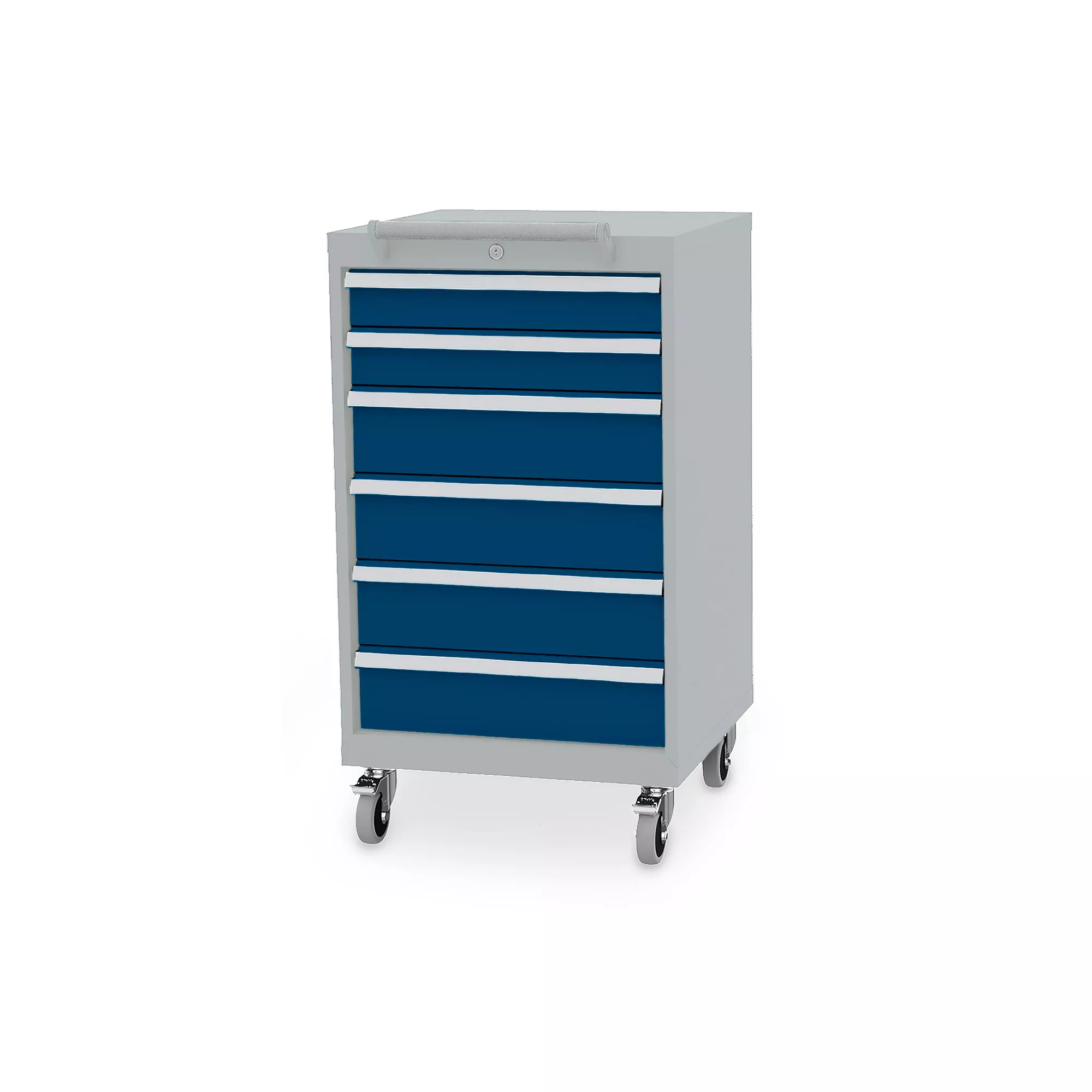 Caisson mobile - 6 tiroirs - 109 cm de hauteur