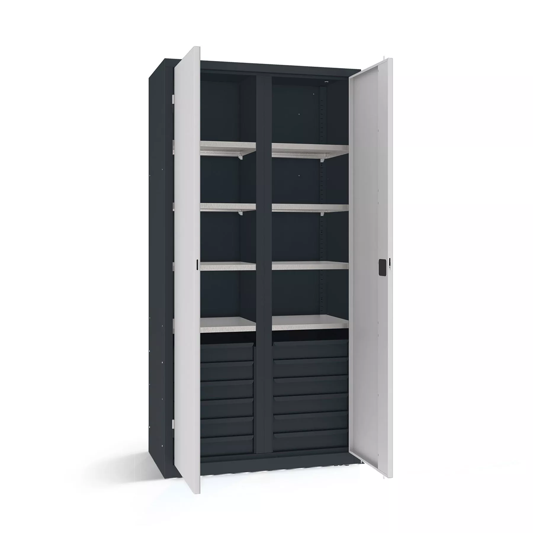 Werkstattschrank Schwerlast 12 Auszüge 6 Fachböden Breite 100 cm