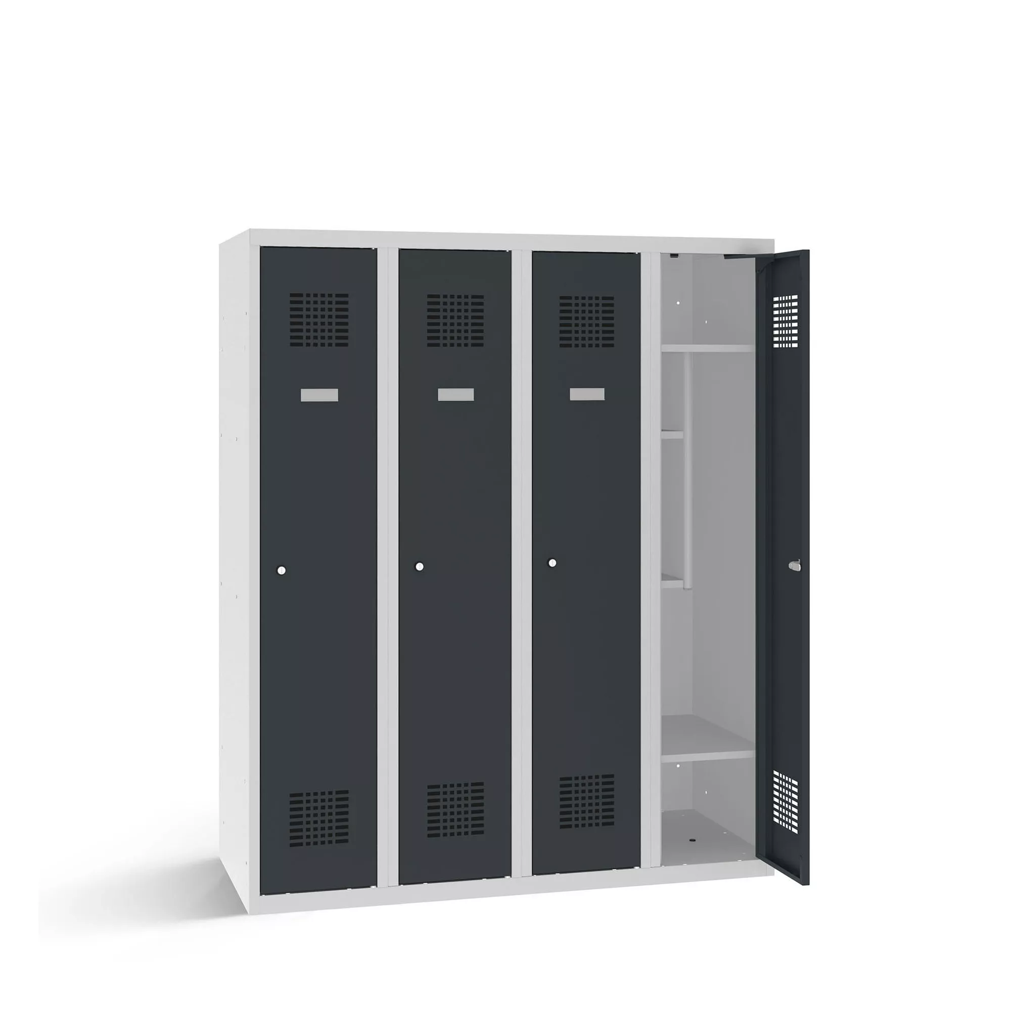 Vestiaire pour enfant 4 portes - 120 cm de largeur