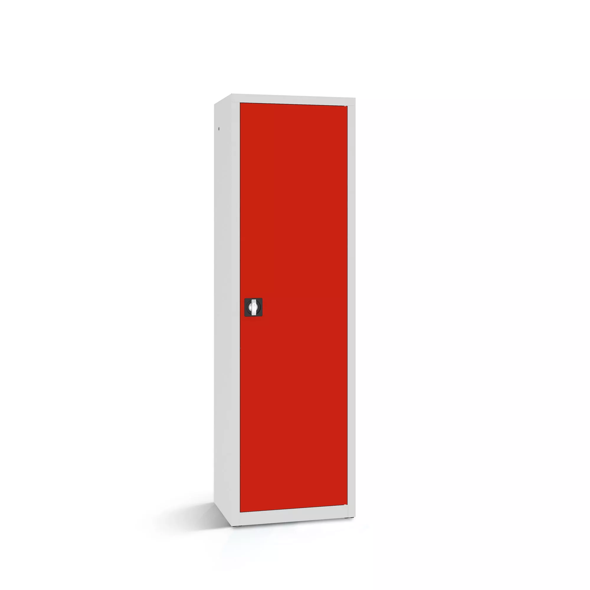 Armoire de bureau métallique - 4 étagères, 60 cm de largeur