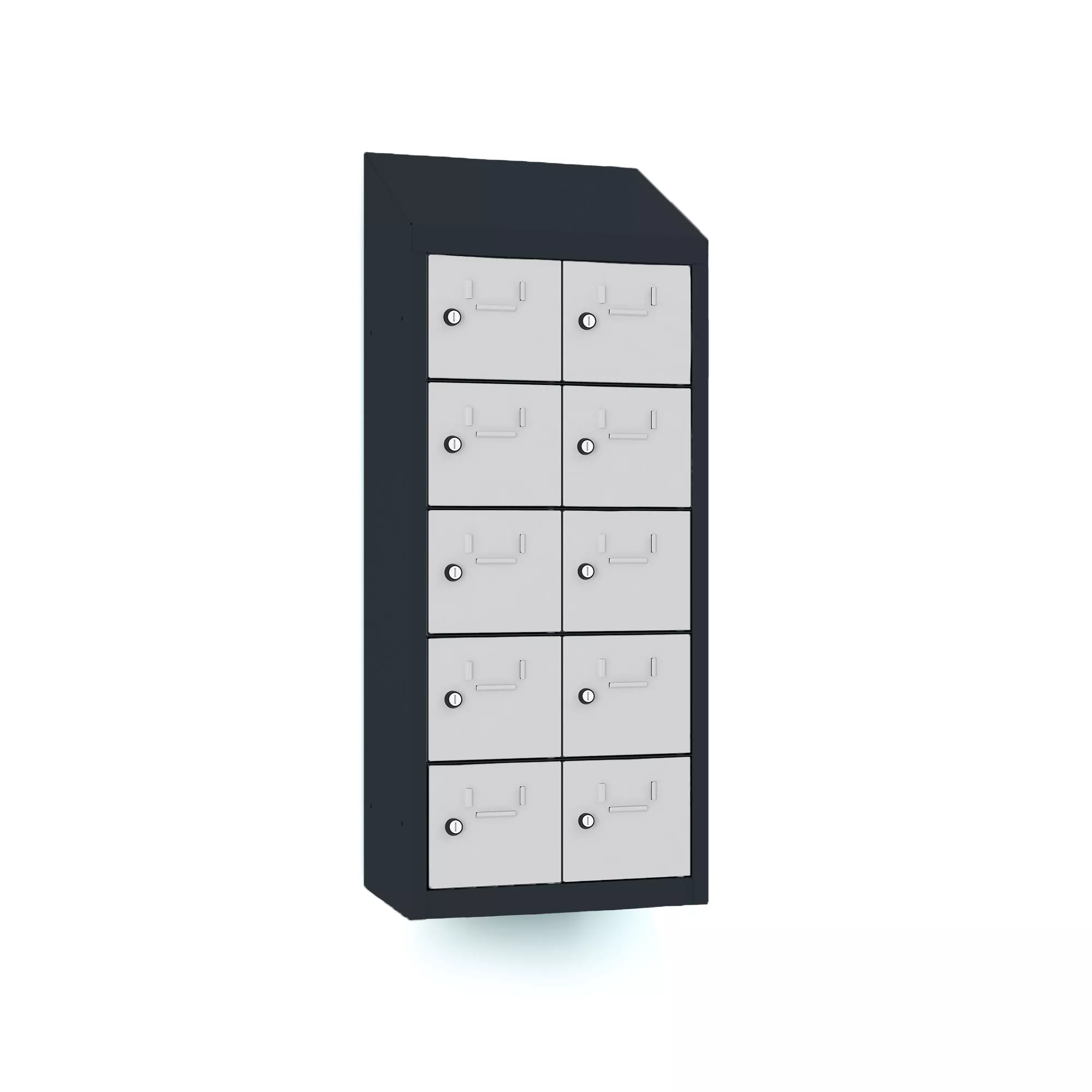 Mini-casiers 10 compartiments pour montage mural