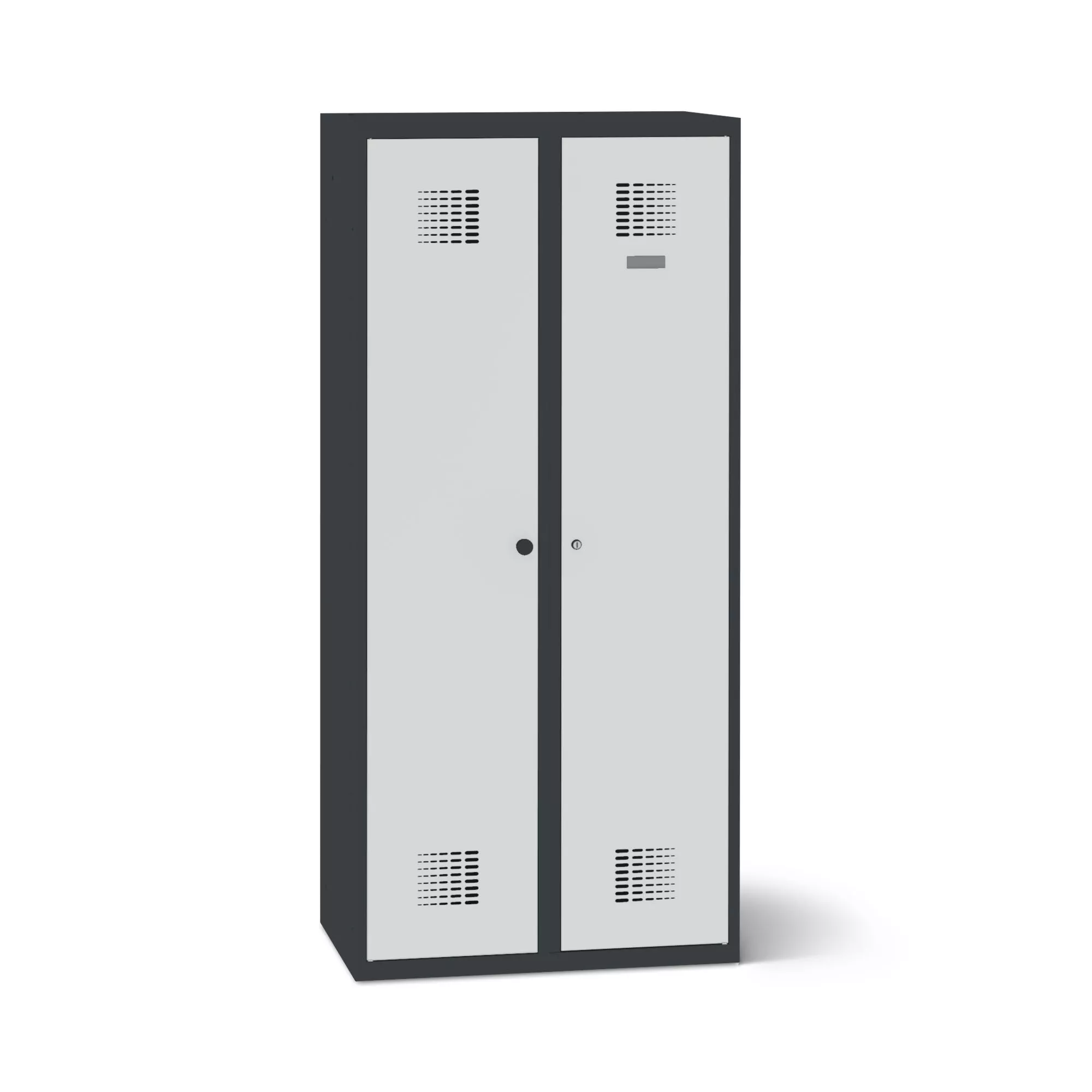 Double clothes locker width 60 cm
