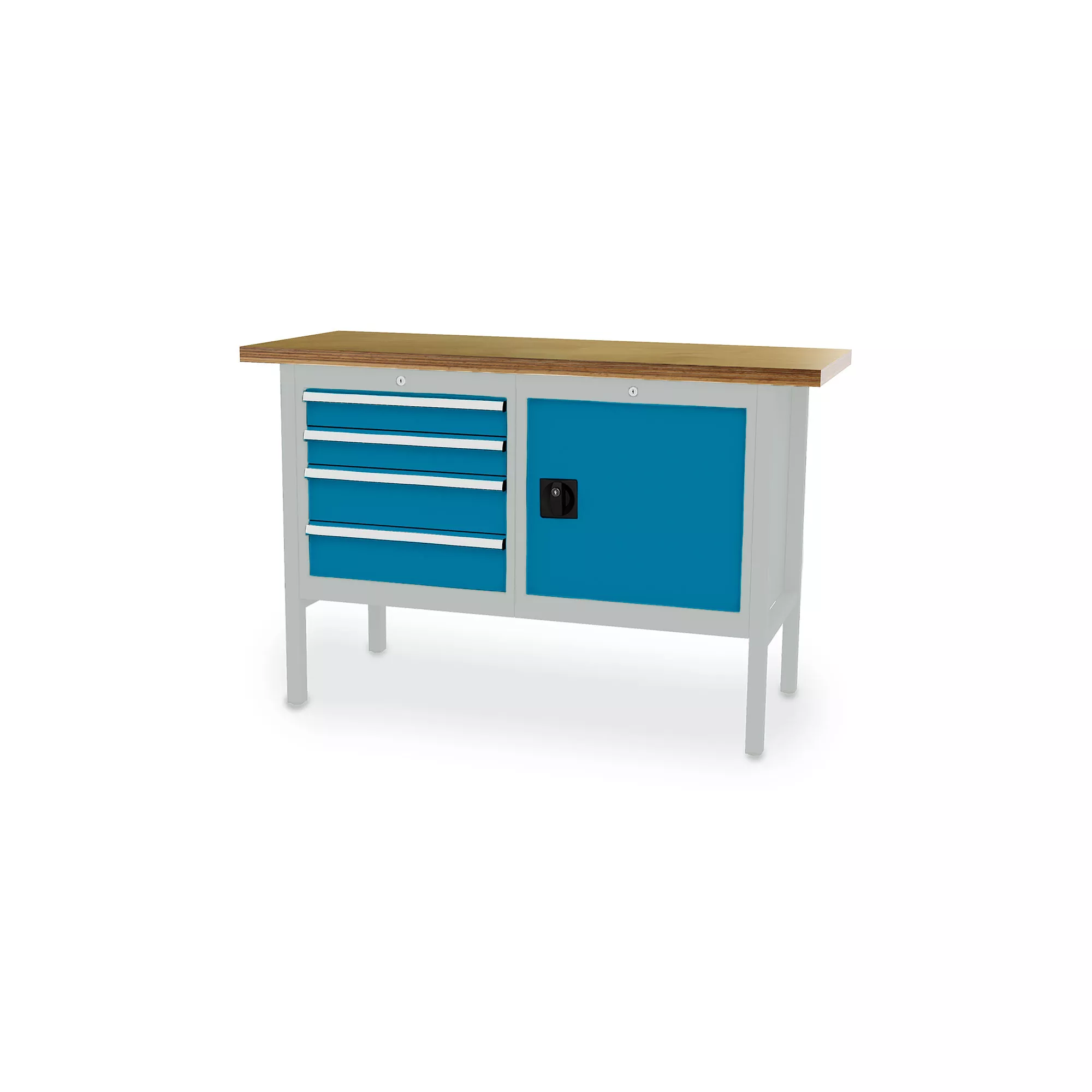 Workbench 4 drawers 1 fach 1500x600x960