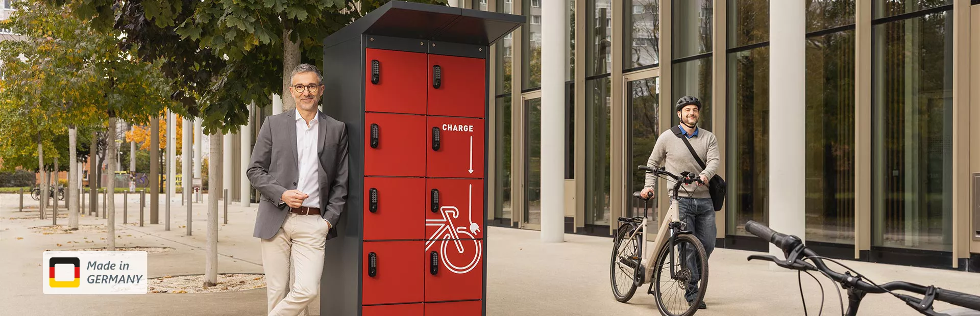 Borne de recharge pour vélos électriques