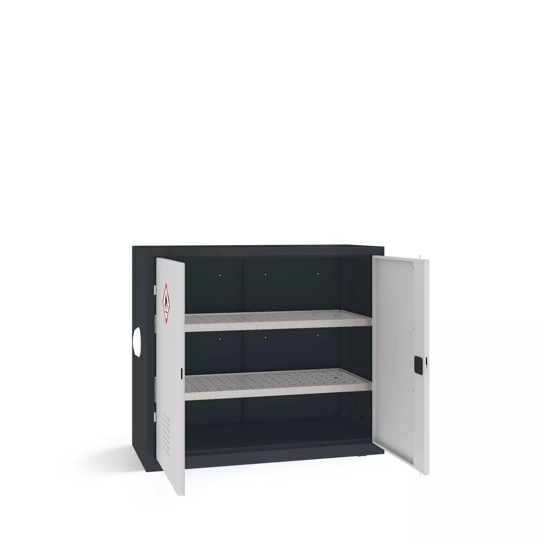 Armoire basse multifonction - stockage de produits chimiques - 120 cm de largeur