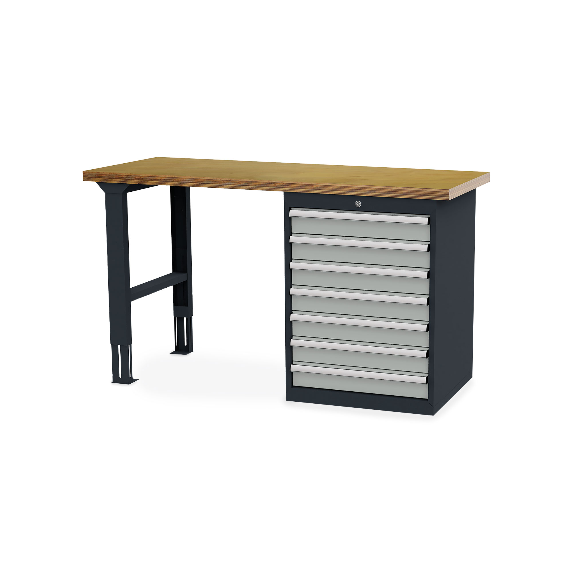Workbench 7 drawers 1500x600x860