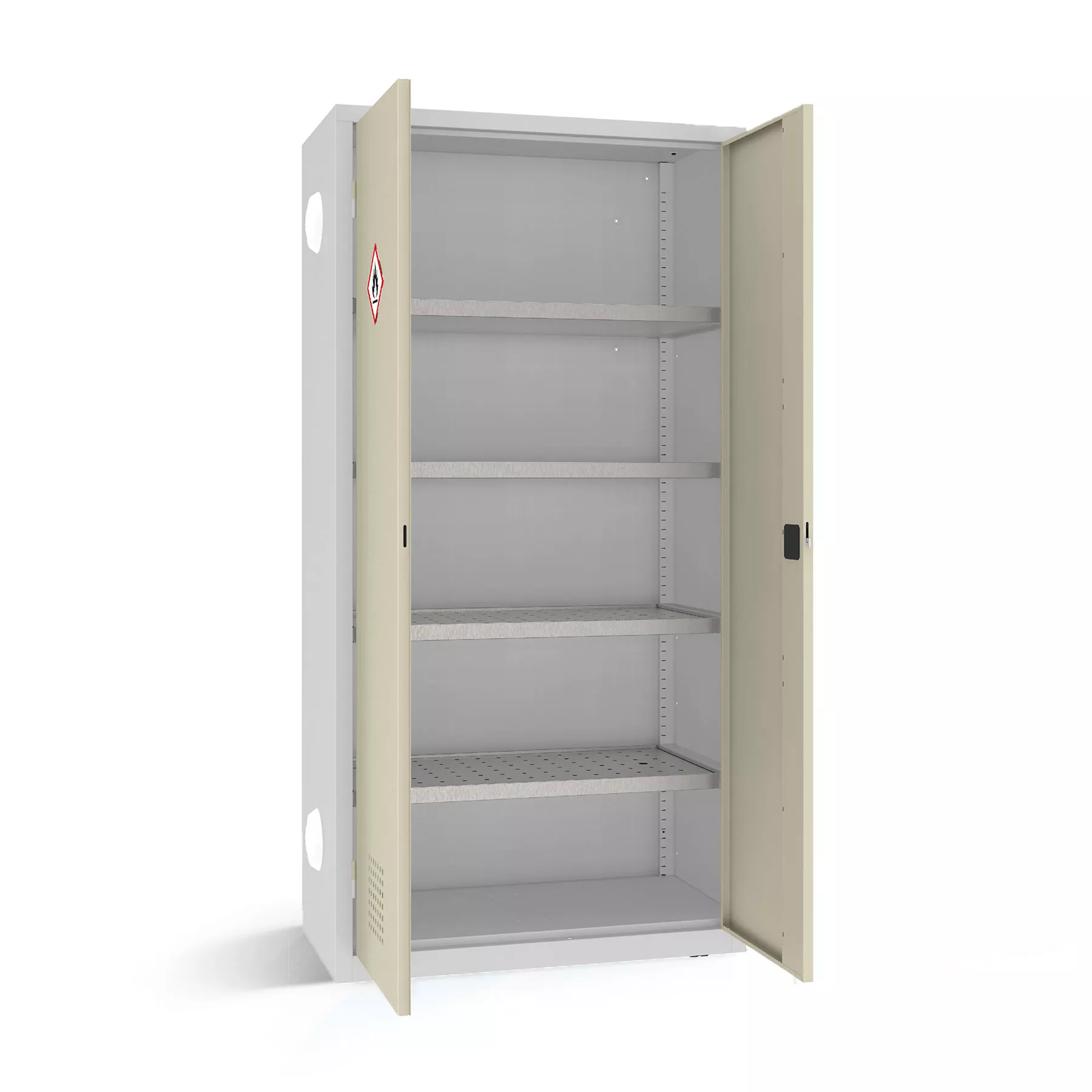 Heavy-duty workshop cabinet for chemicals 199 x 100