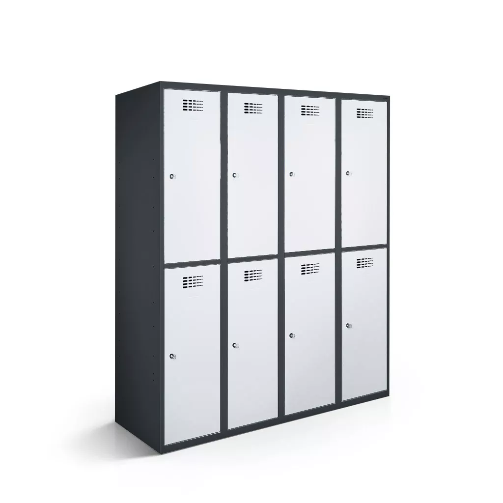 Wardrobe locker 8 doors width 120 cm