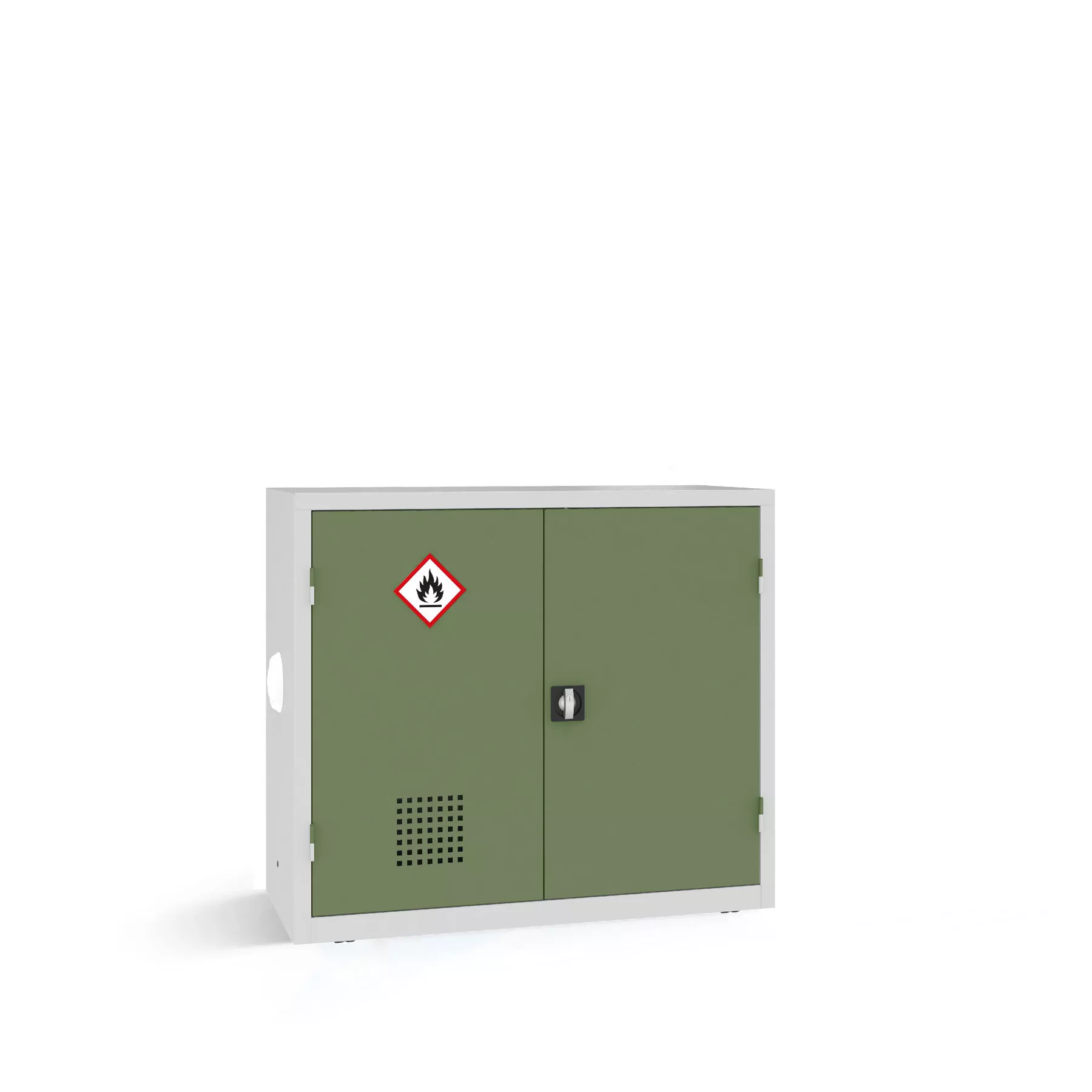 Heavy-duty workshop cabinet for chemicals 104 x 120