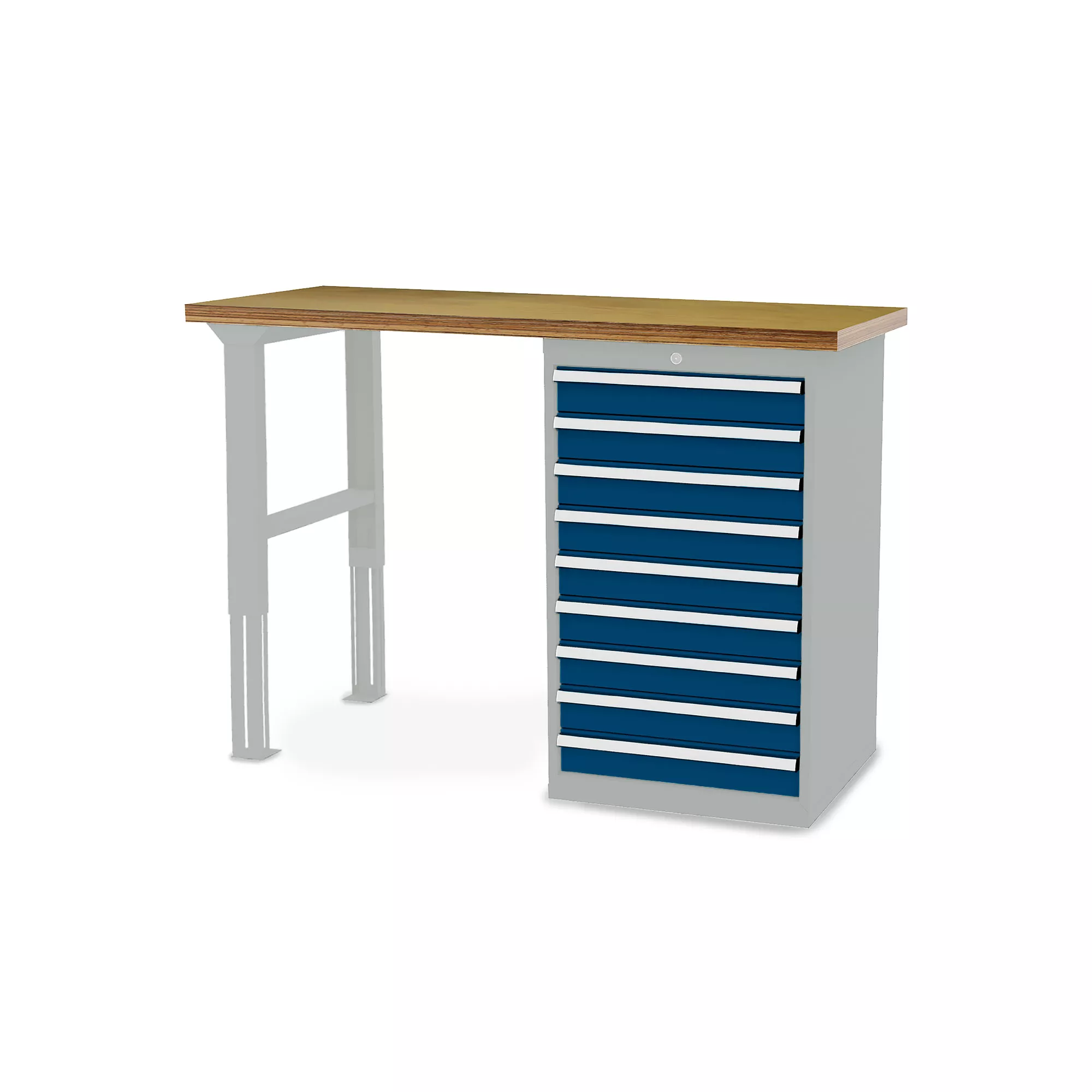 Workbench 9 drawers 1500x600x1060