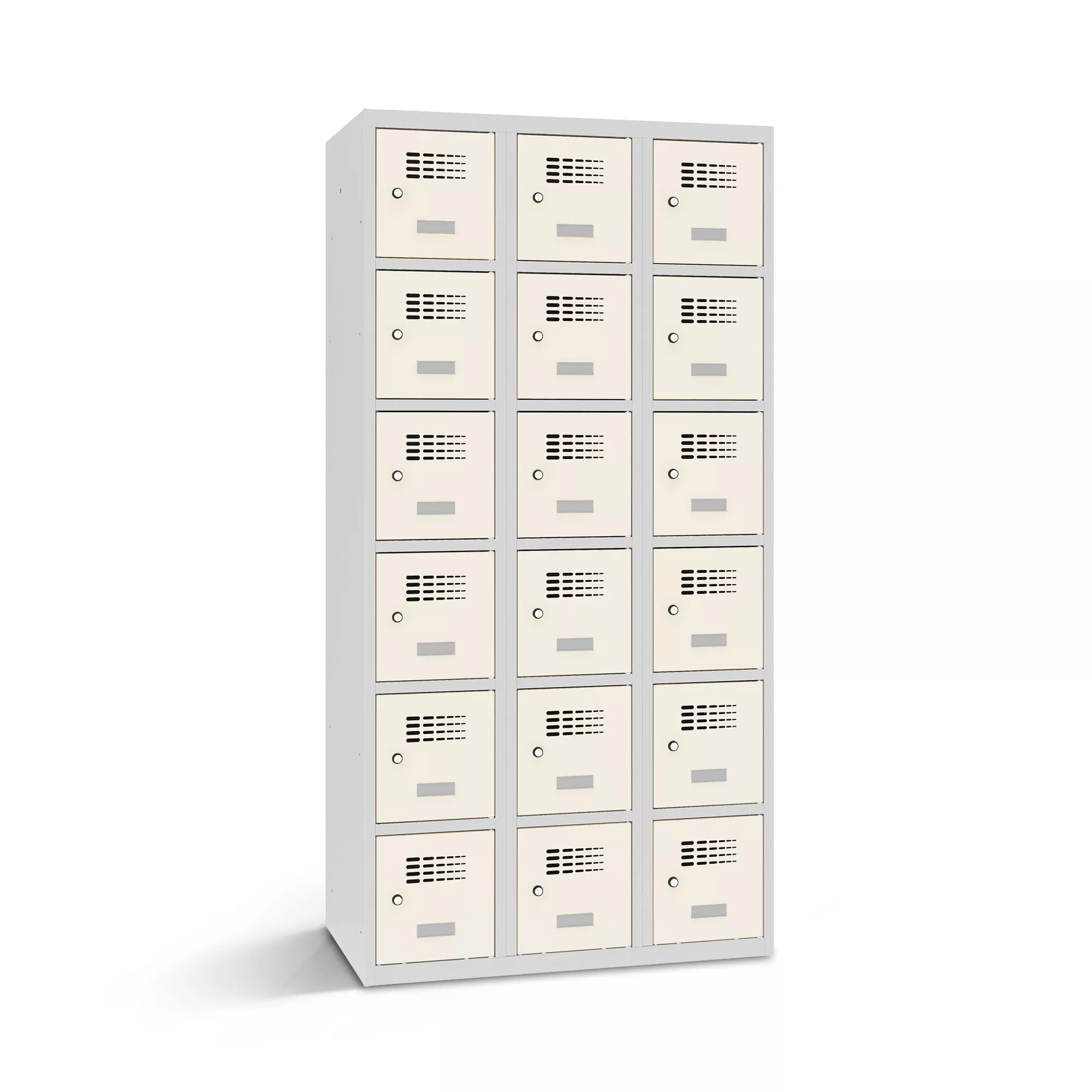 Vestiaire multicases 18 compartiments - 120 cm de largeur