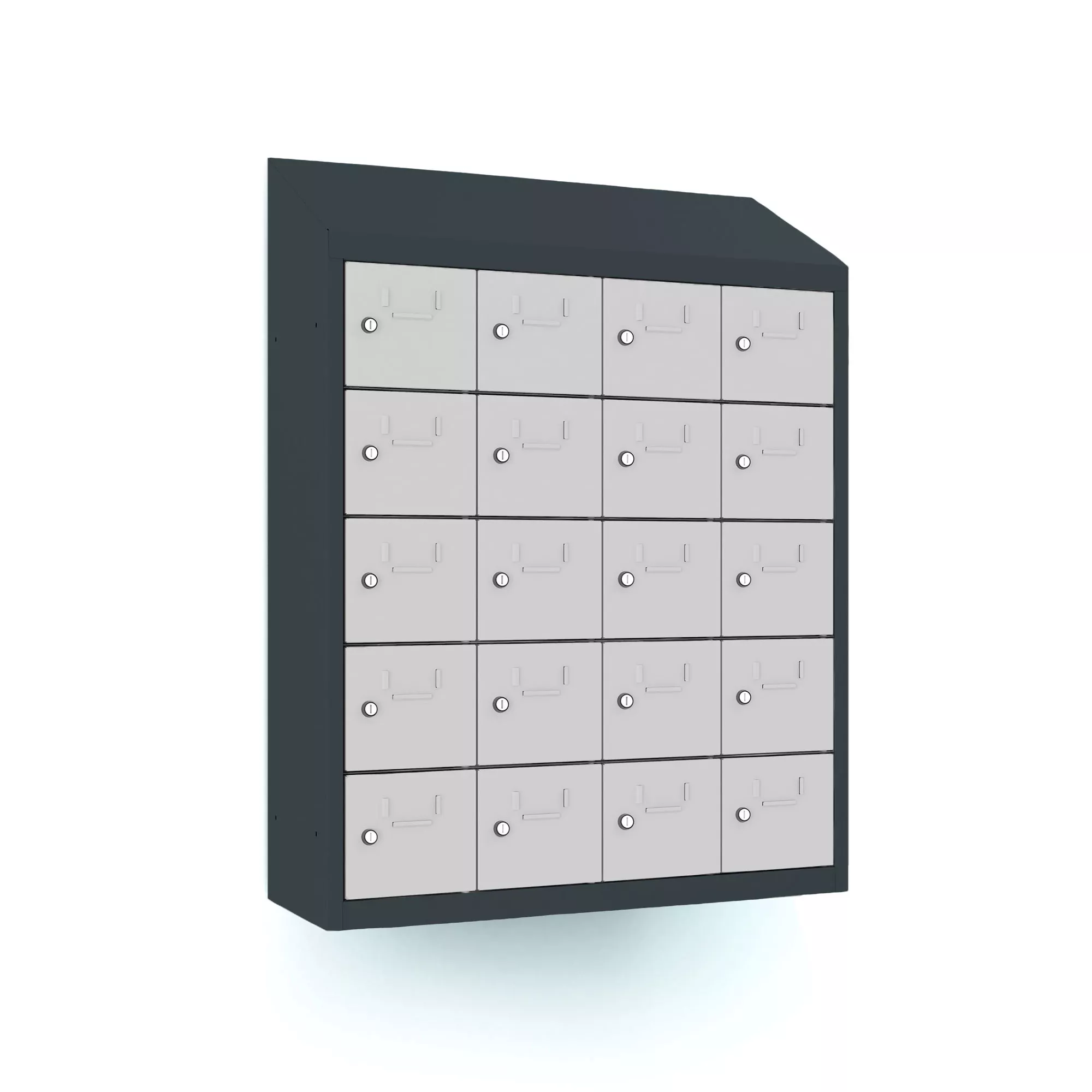 Mini-casiers 20 compartiments pour montage mural