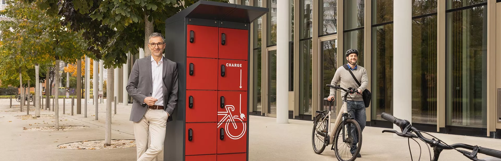 Borne de recharge pour vélos électriques