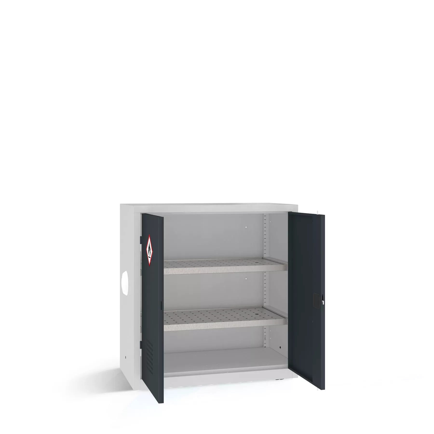 Armoire basse multifonction - stockage de produits chimiques - 100 cm de largeur
