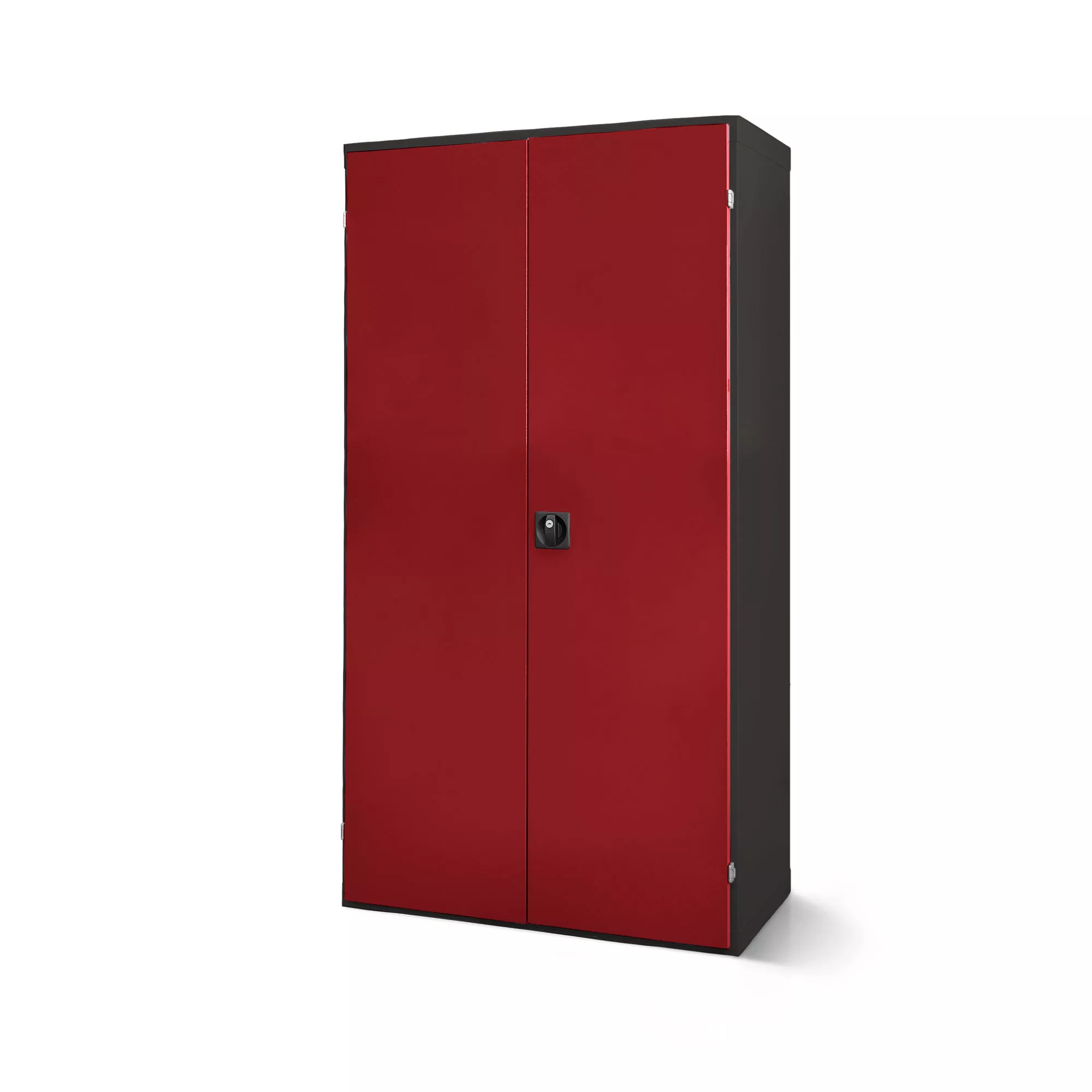 Armoire métallique - portes battantes, fonction de recharge (1 bloc multiprises)