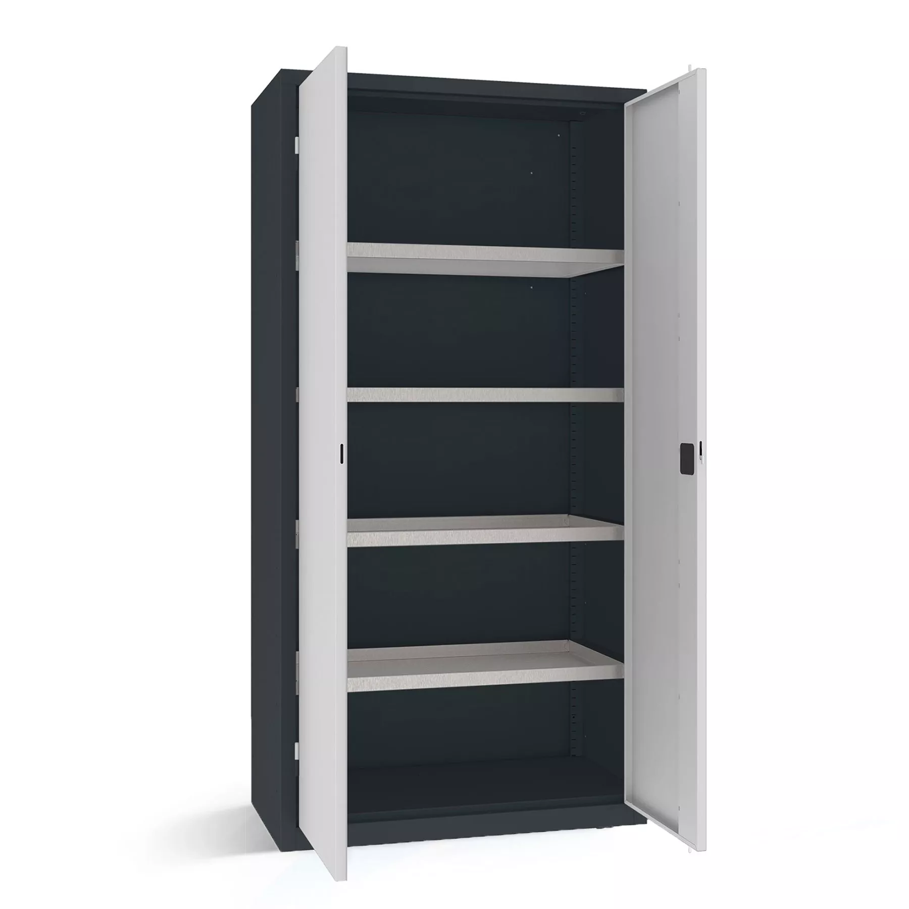 Armoire multifonction - étagères-bacs de rétention - 100 cm de largeur