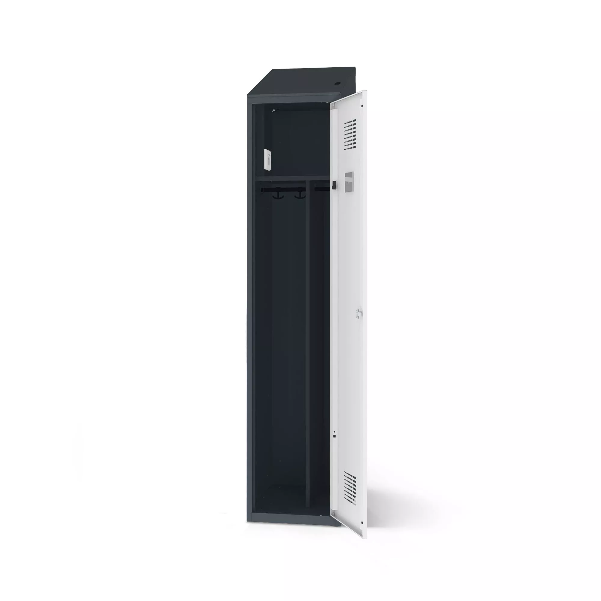 Vestiaire métallique 1 porte - avec fonction de chargement - 40 cm de largeur