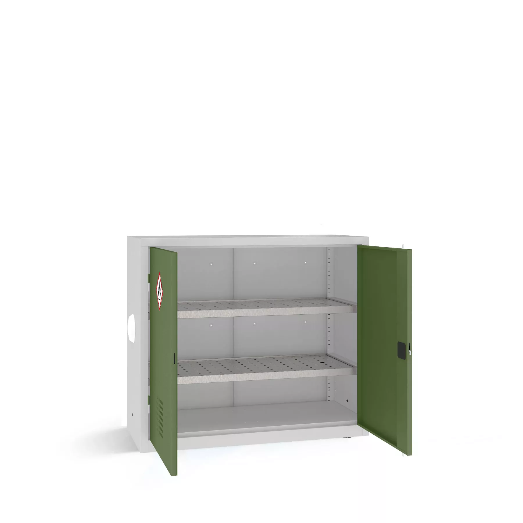 Heavy-duty workshop cabinet for chemicals 104 x 120