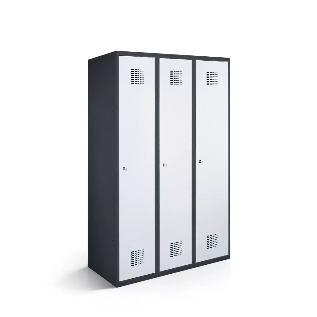 Clothes locker 3 doors width 90 cm