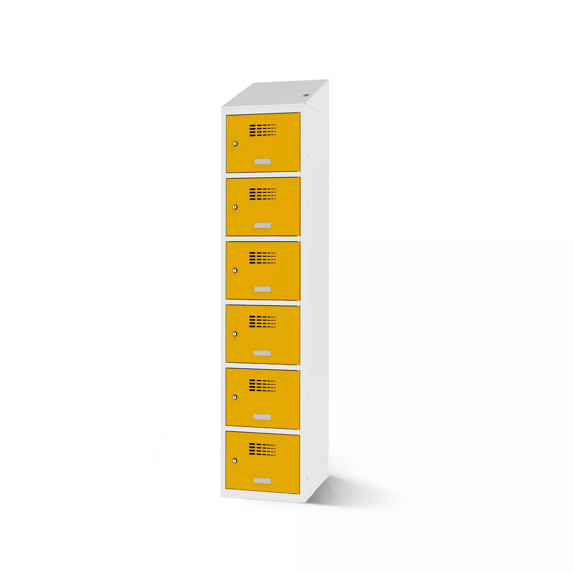 Compartment cabinet with charging function 6 compartments width 40 cm