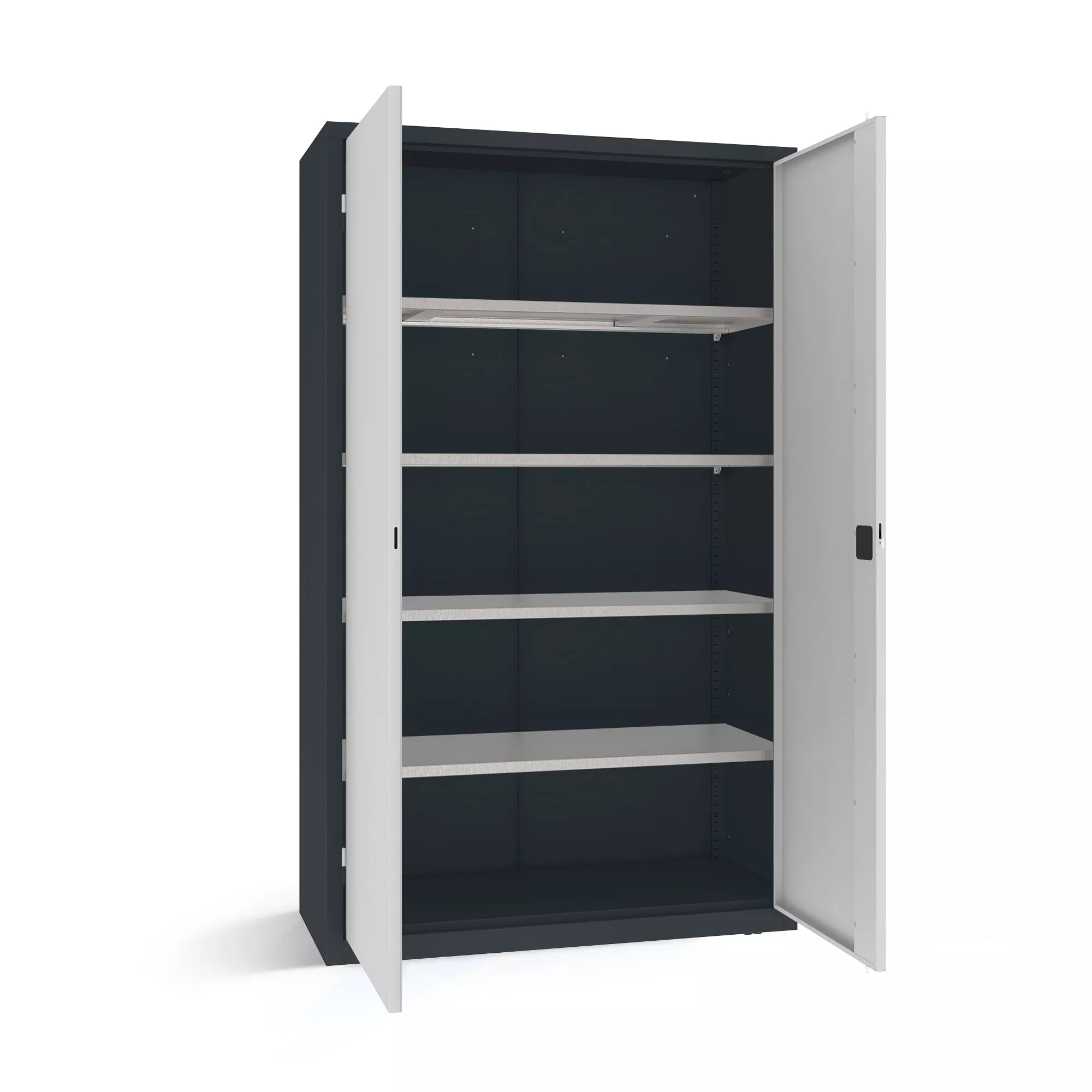 Armoire pour charges lourdes - 4 étagères - 120 cm de largeur